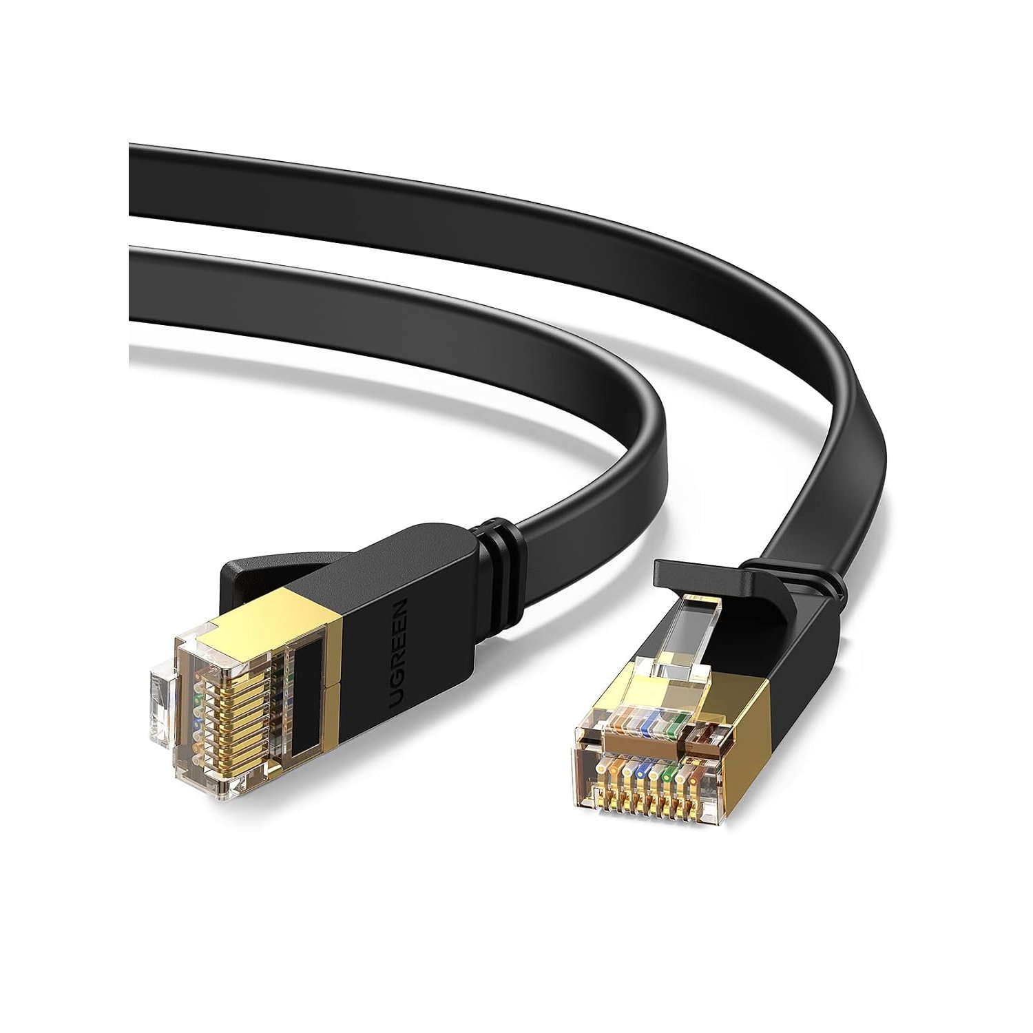 UGREEN Cat 7 Ethernet Cable 20M, Flat 10Gbps RJ45 LAN Cable