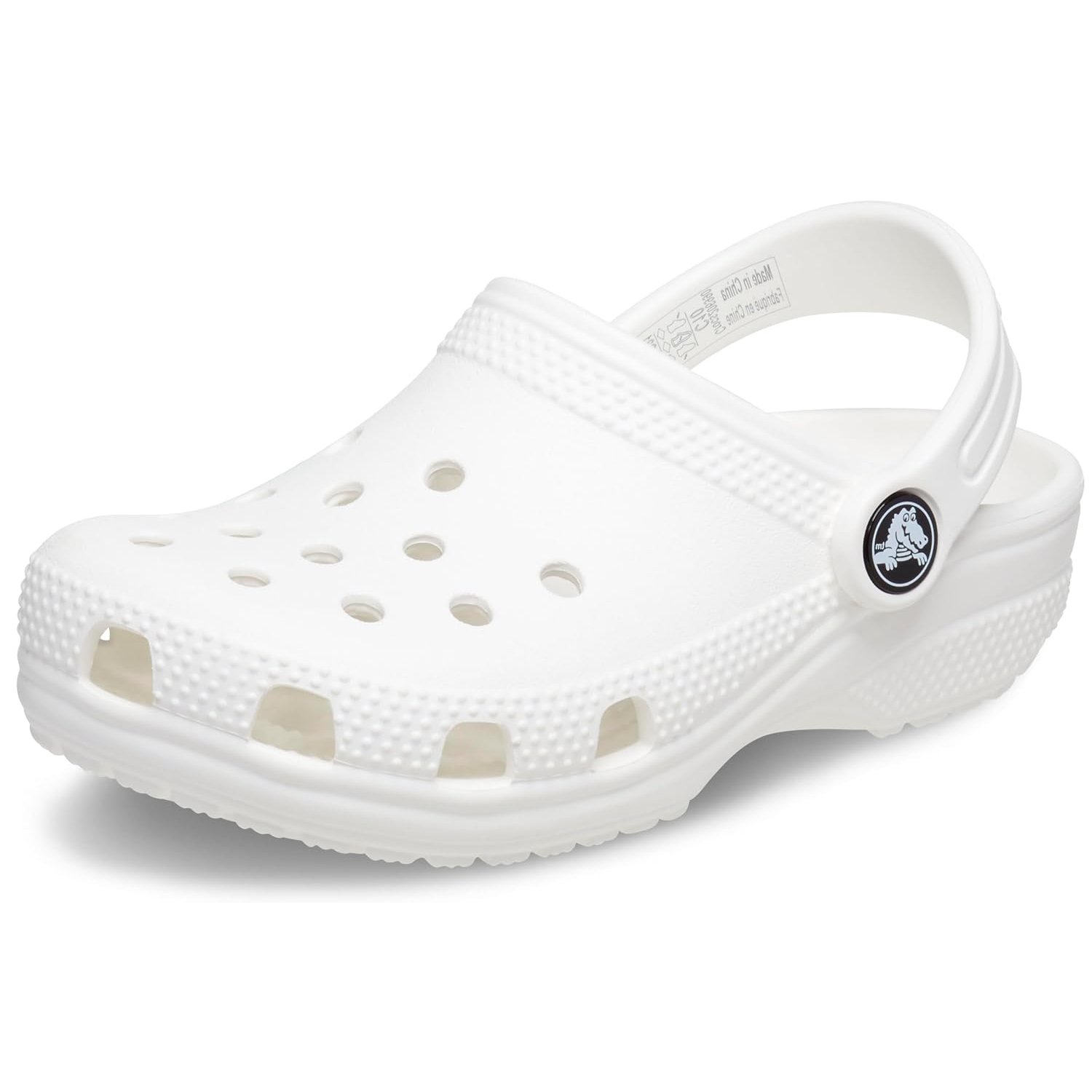 Crocs Unisex Kids Classic Clog T Clog, White, 7 UK Child