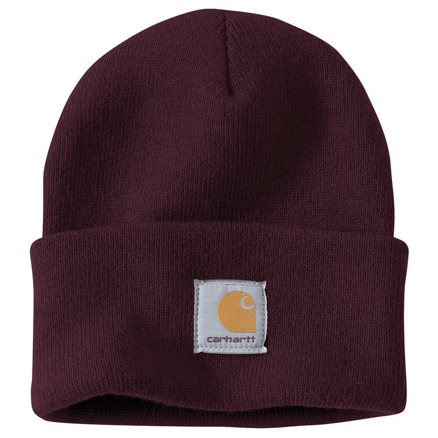 Carhartt Mens A18 Stretchable Rib Knit Acrylic Watch Beanie Hat