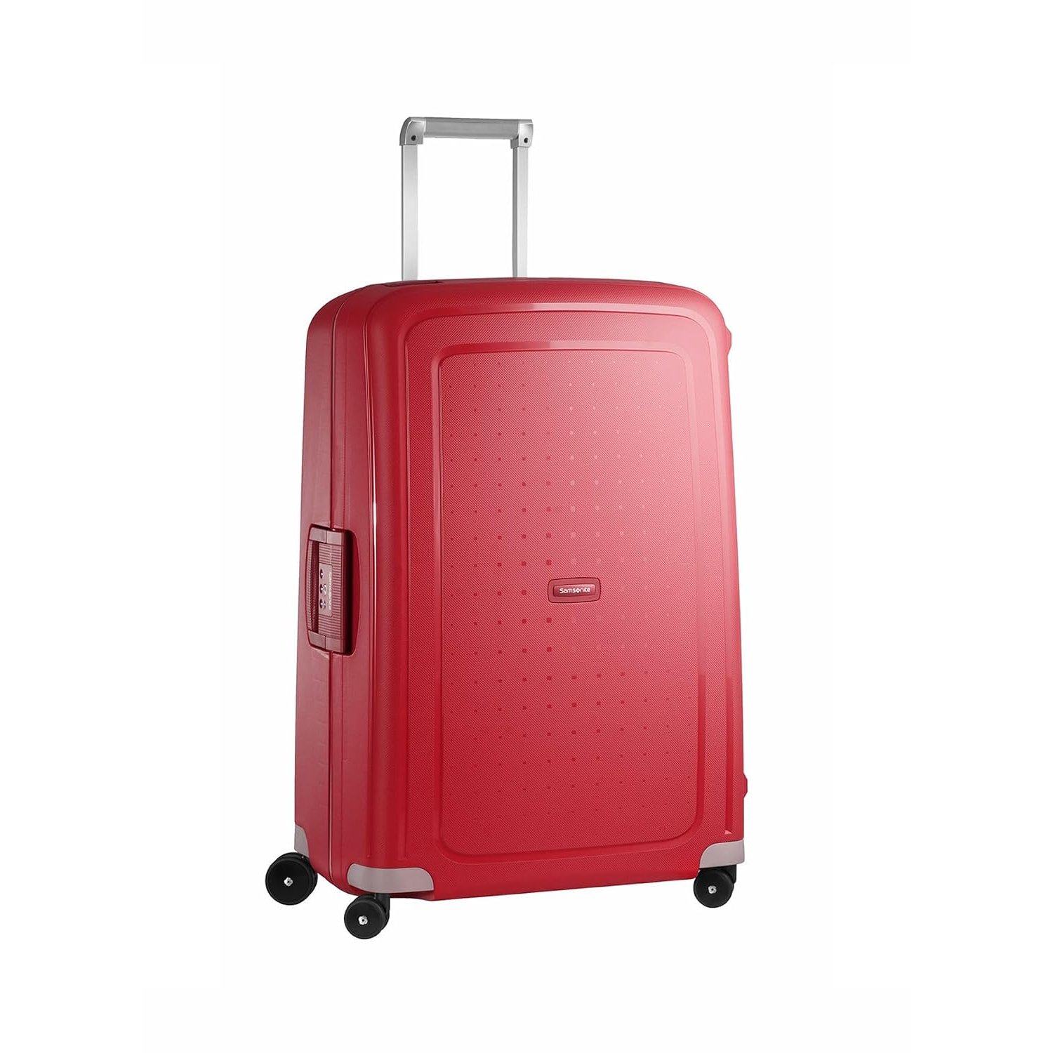 Samsonite S'Cure - Spinner L Suitcase, L 75 cm, 102 L, Red (Crimson Red)