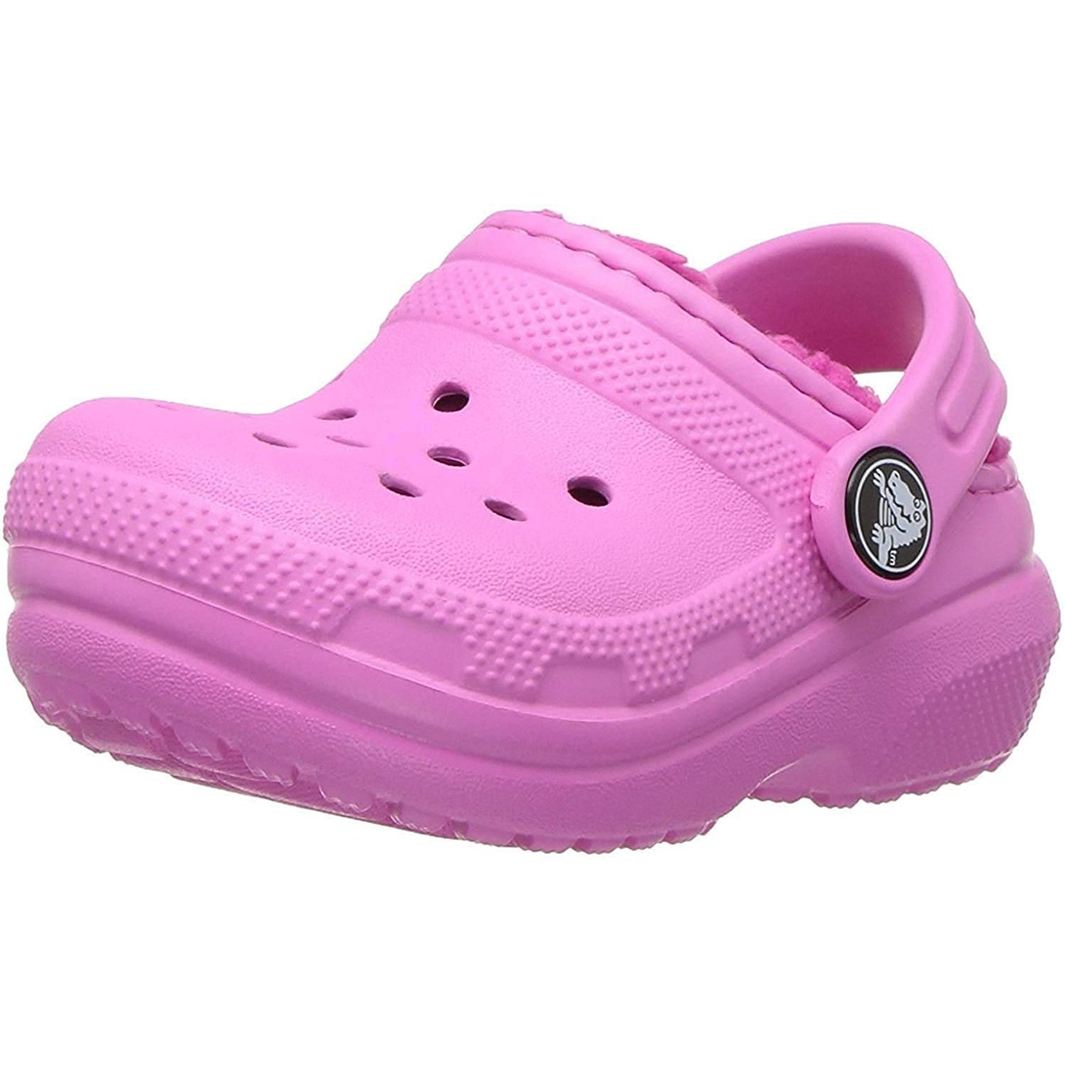 Crocs Clsclinedclogk, Unisex Kids Clogs, Pink (Party Pink/Candy Pink), 2 (33/34 EU)