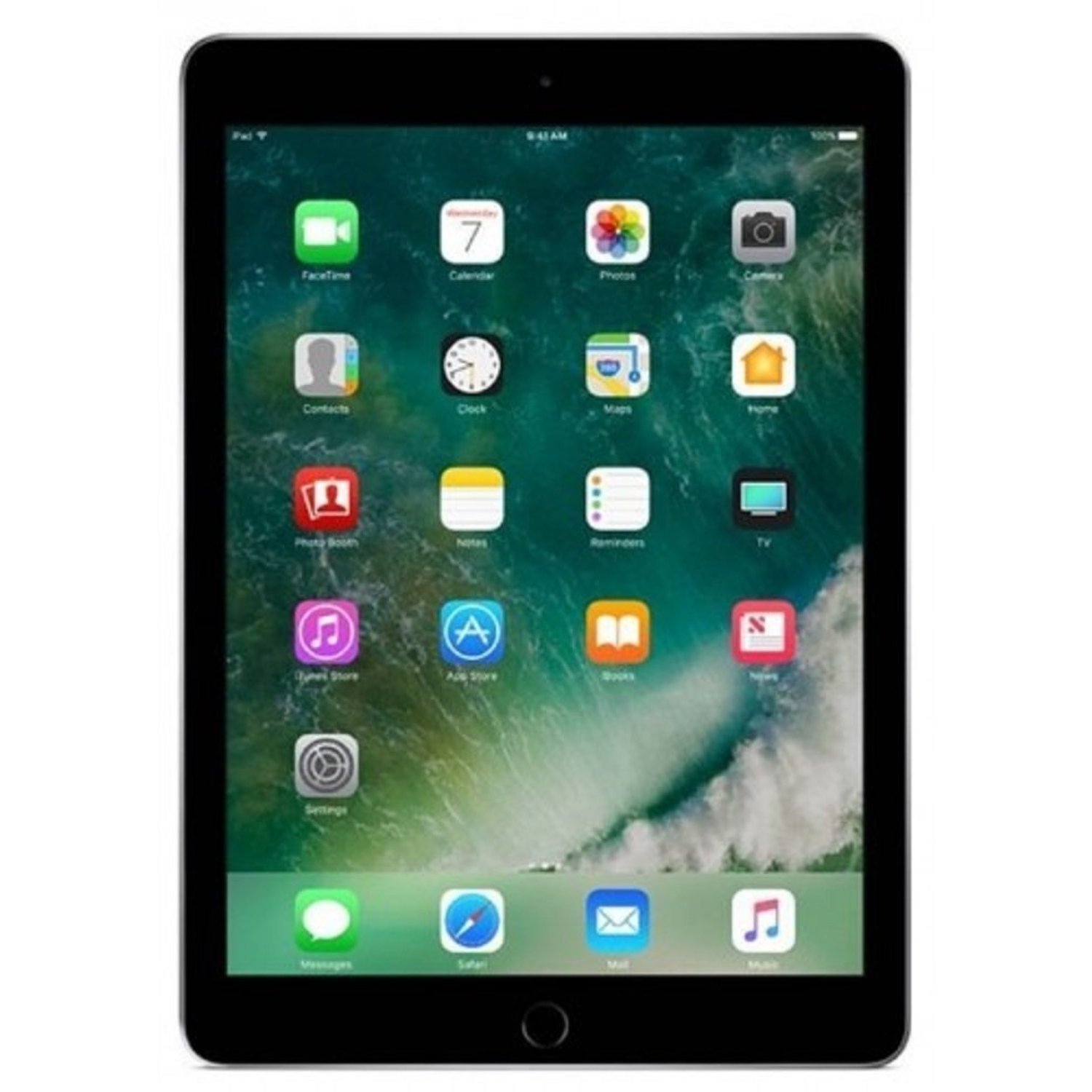 Apple iPad 9.7 (6th Gen) 128GB Wi-Fi + Cellular - Space Grey - Unlocked (Renewed)
