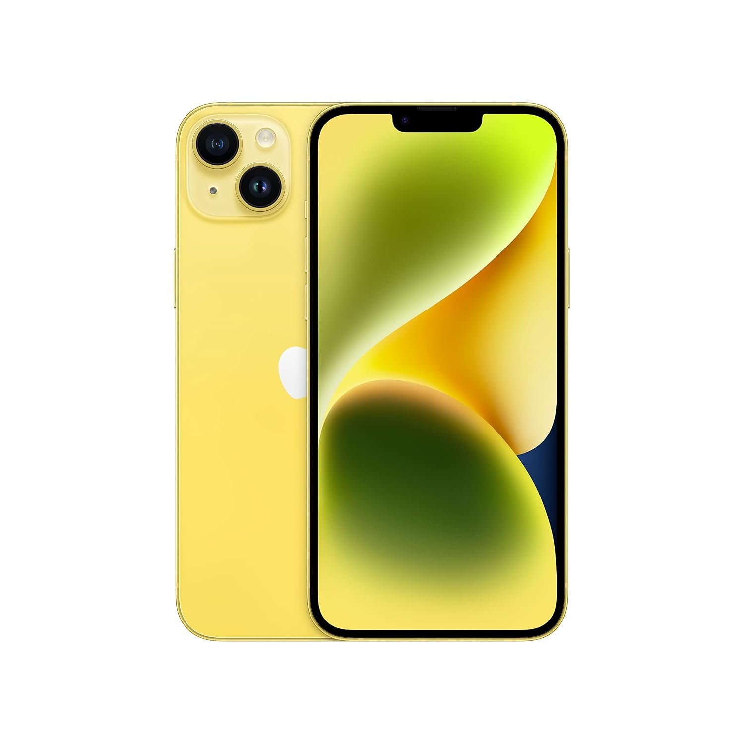 Apple iPhone 14 Plus, 128 GB, Yellow (Renewed)