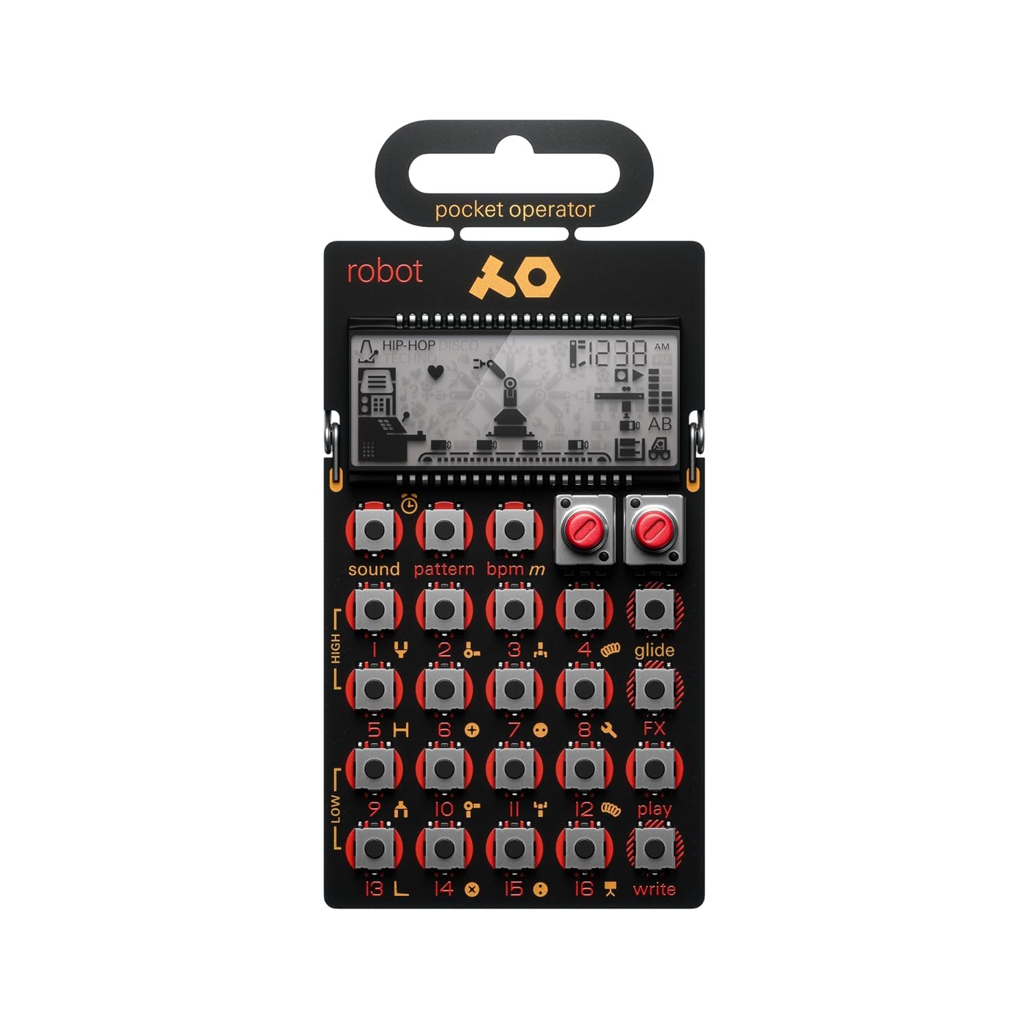 Teenage Engineering PO-28 Pocket Operator Robot Lead Synthesizer/Sequencer, TE010AS028A