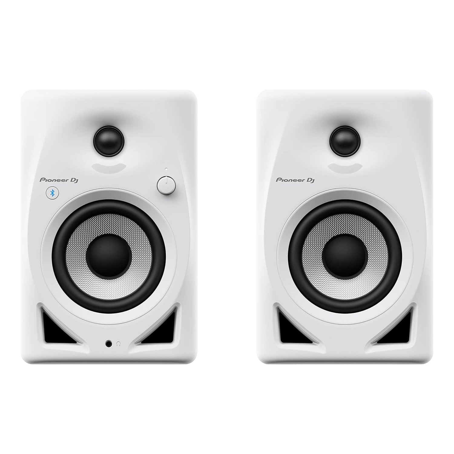 Pioneer DJ DM-40D-BT 4” desktop monitor system with Bluetooth® functionality (White)