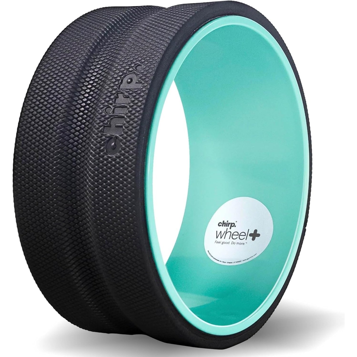 Chirp Wheel Foam Roller - Targeted Back Foam Roller - Tailored to Ease Neck & Back Discomfort,Deep Tissue Muscle Massage,Trigger Point Round Design - High Density Tool for Physical Therapy & Exercise