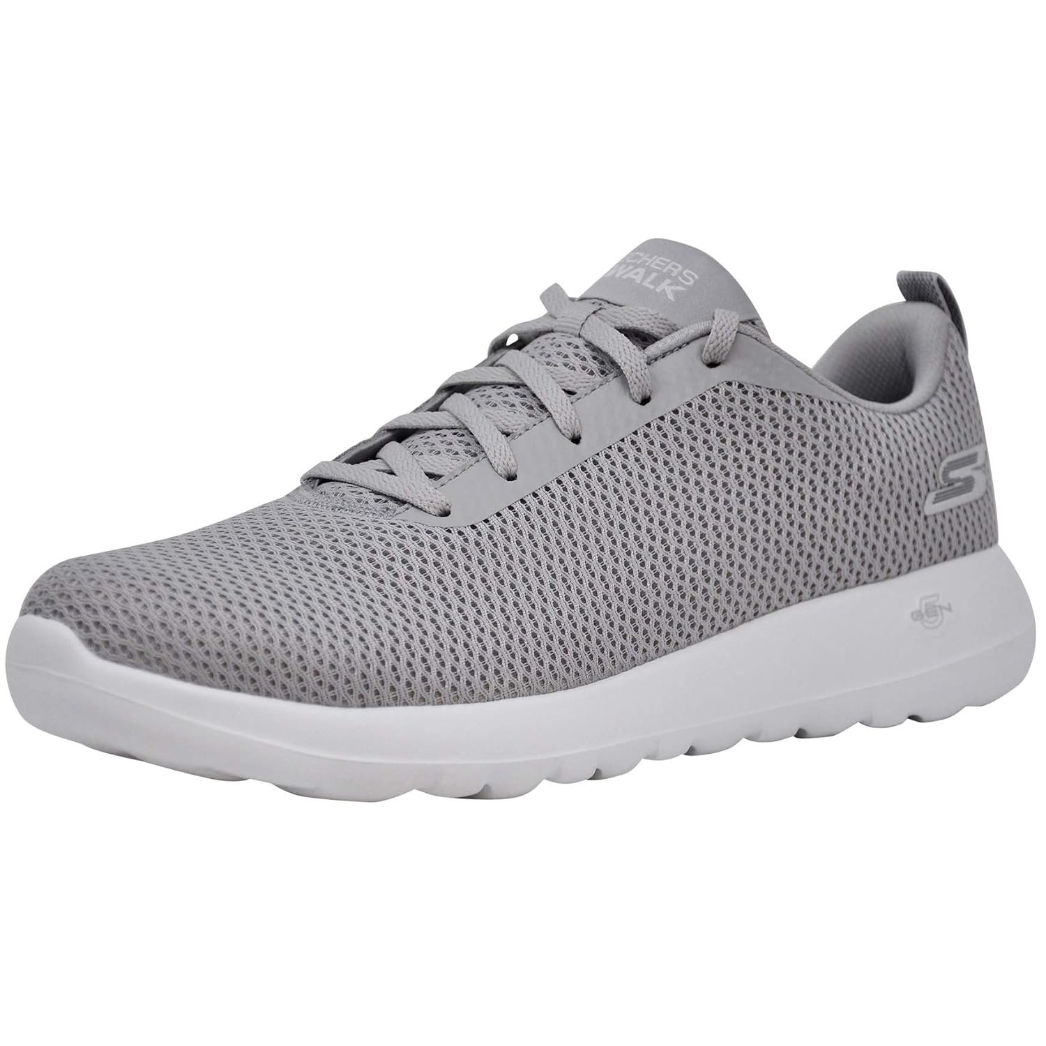 Skechers Men's Go Walk Max - Effort Walking Shoes, Light Gray, 10