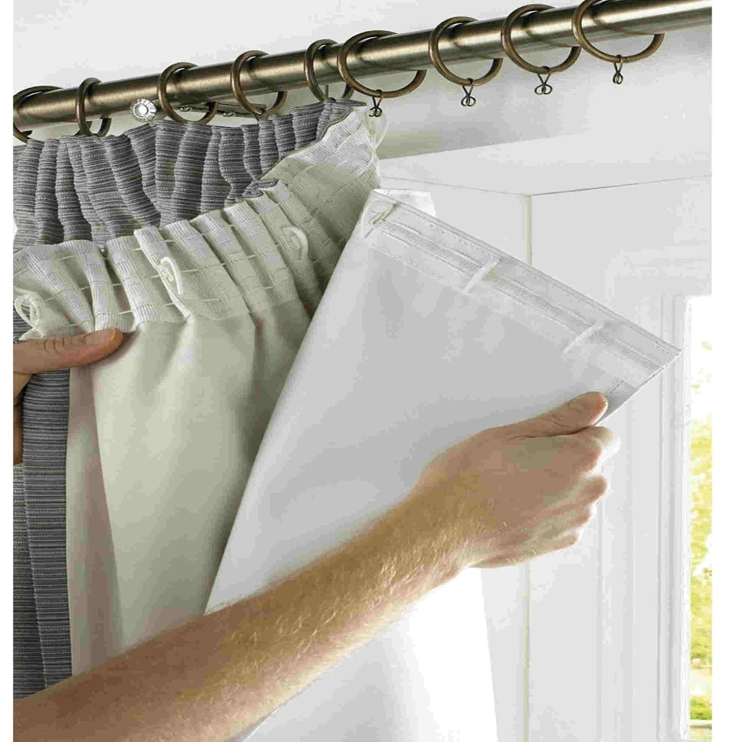 rejuvopedic SRC 66" width x 90" drop, Blackout Thermal Curtain Lining. ***Now Includes 20 Curtain Hooks ***
