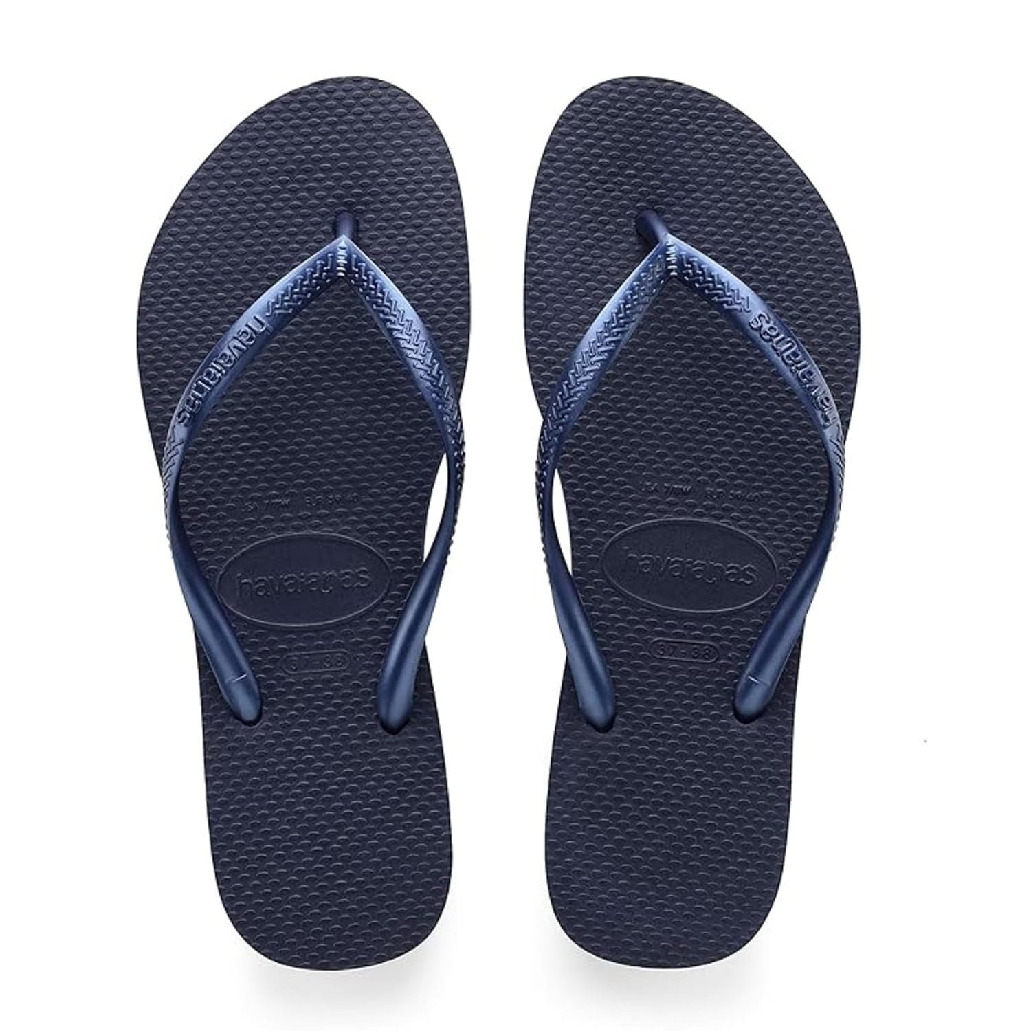 Havaianas Slim Women Flipflop Navy Blue 8.5/9 UK