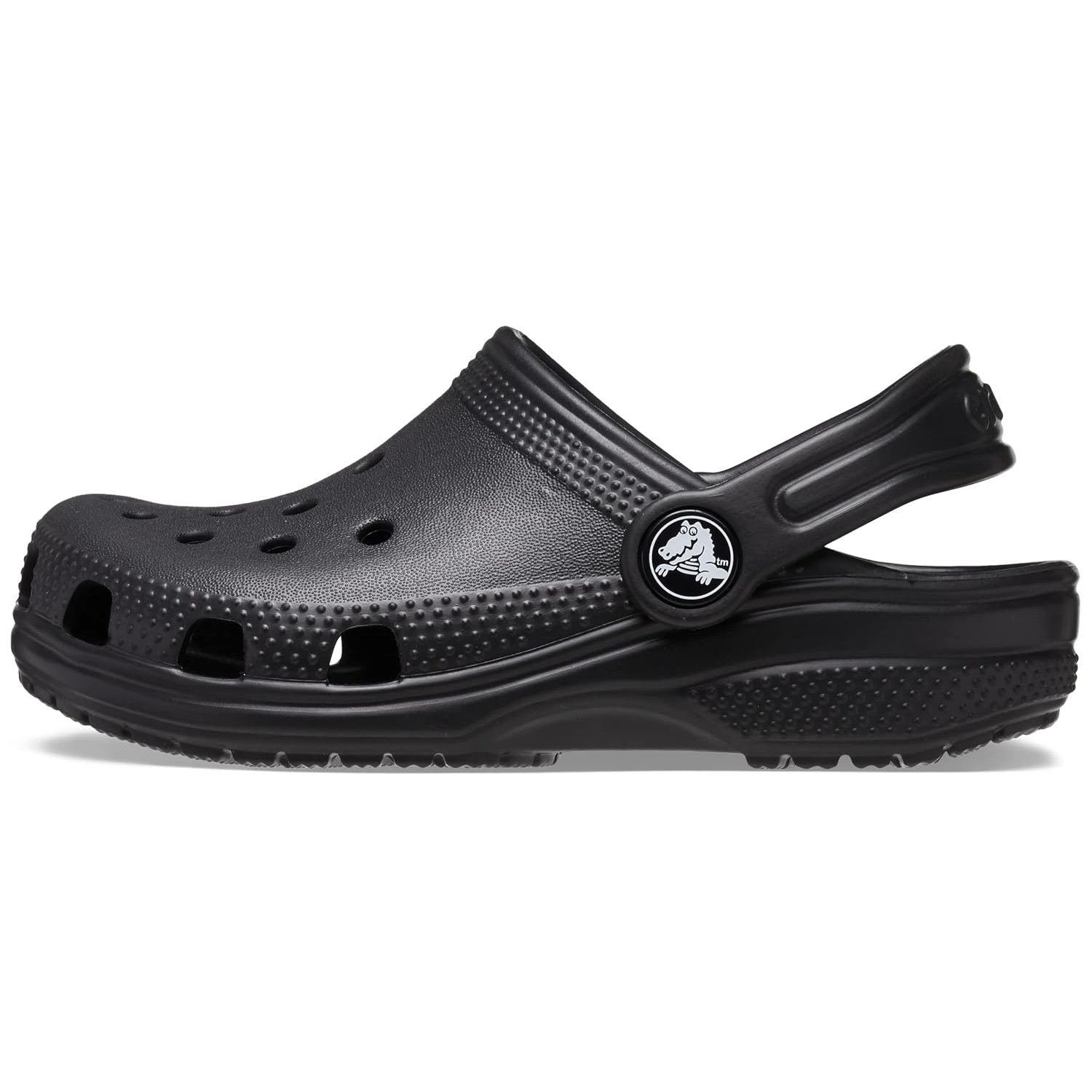 Crocs Unisex Kids Classic Clog T Clog, Black, 8 UK Child