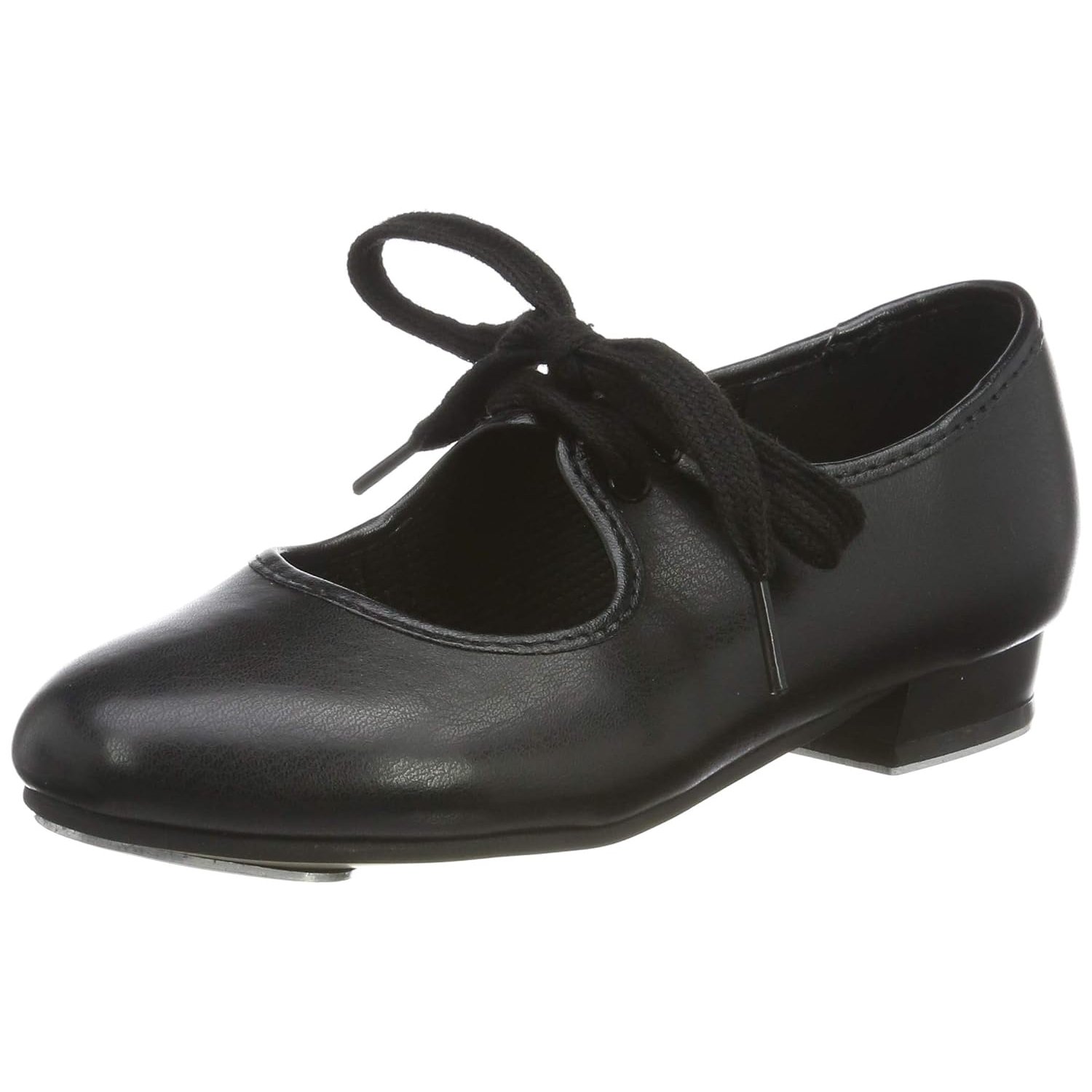 Roch Valley Low Heel PU Tap Shoes C12.5 Black