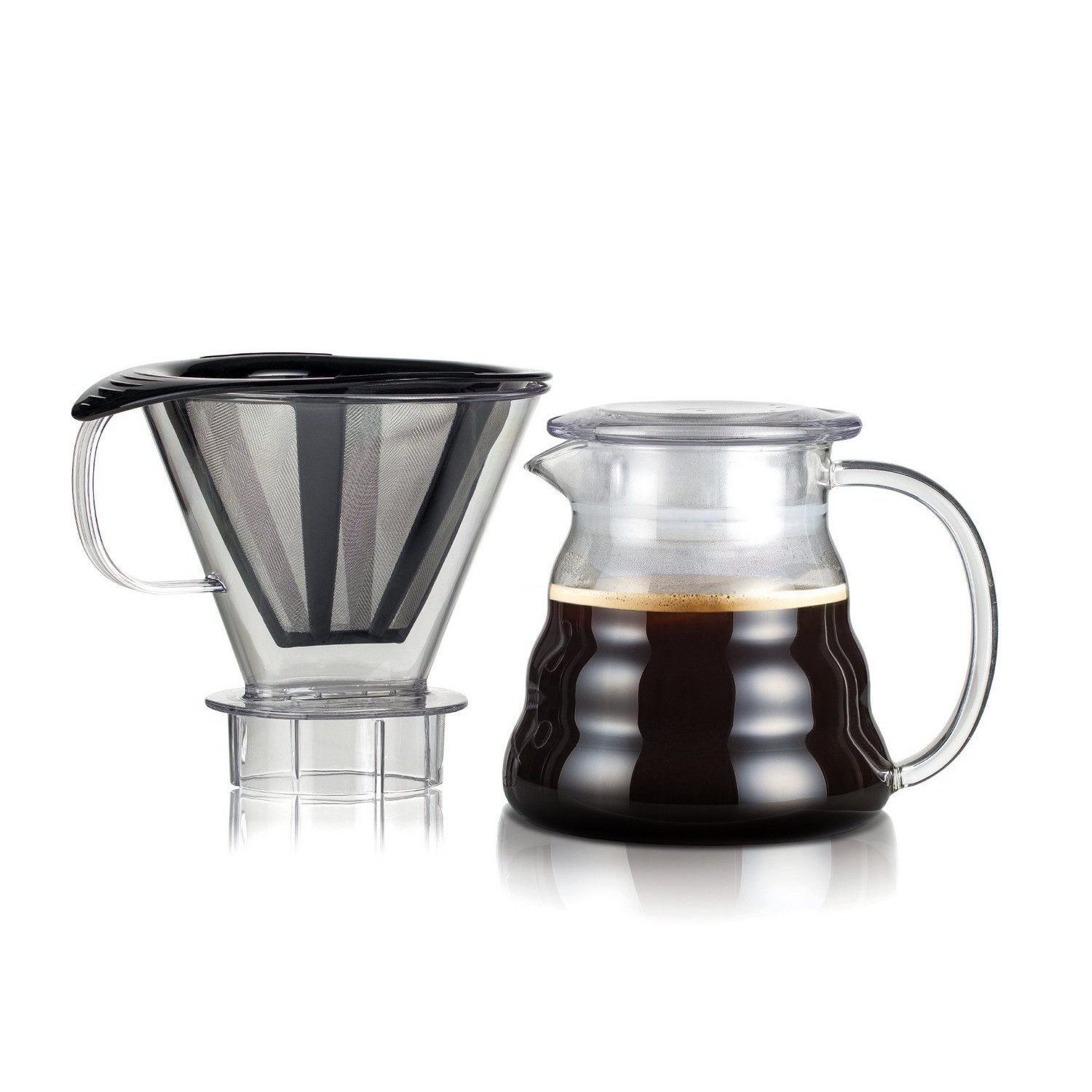 Bodum - 11767-10-01S - Melior - Coffee Maker, Permanent Filter Stainless Steel Mesh - 5 Cups - 0.6 L