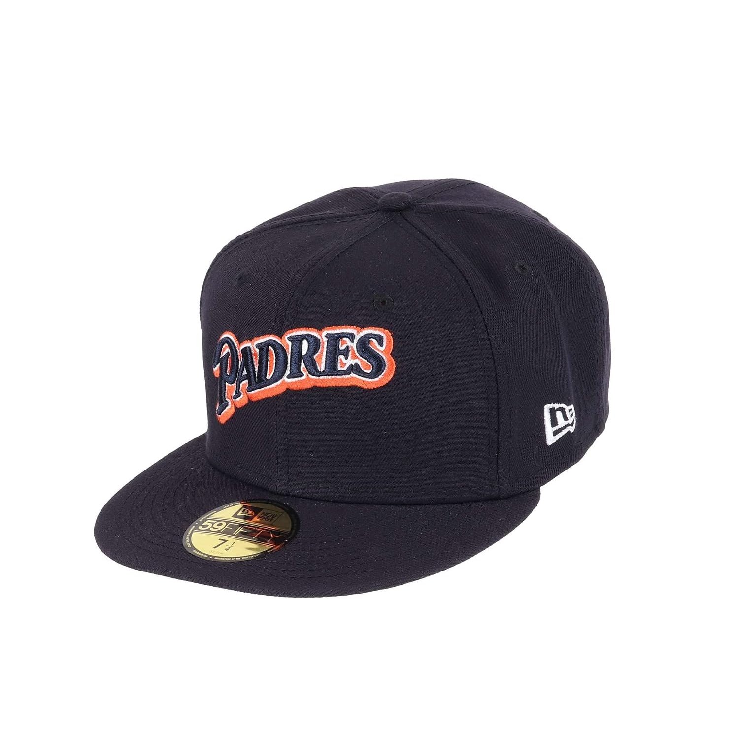 New Era San Diego Padres MLB Padres Lettering Navy 59Fifty Basecap - 7 1/4-58cm (L)