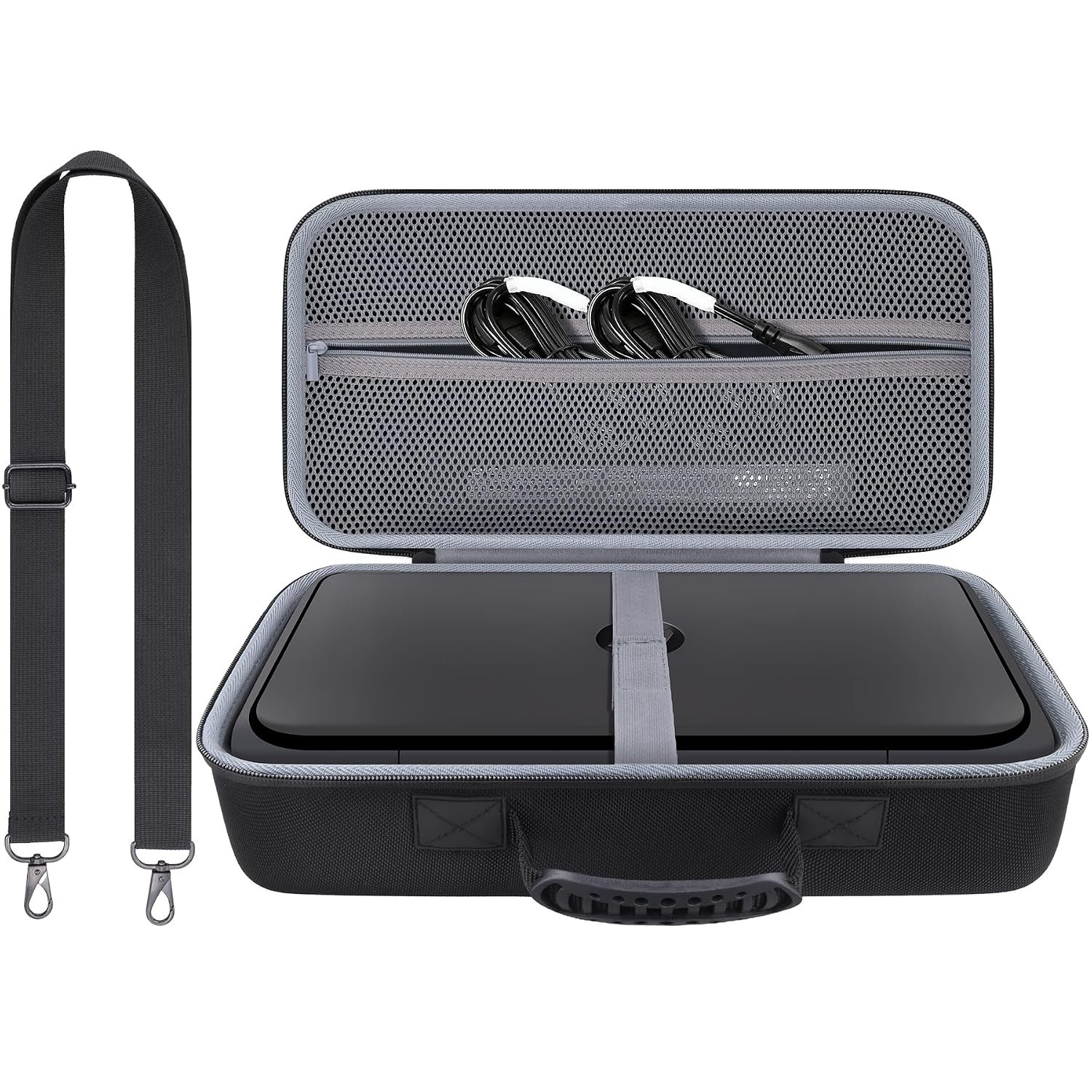 co2CREA Hard Travel Carrying Case for HP OfficeJet 250 Mobile Printer,Black Case Only