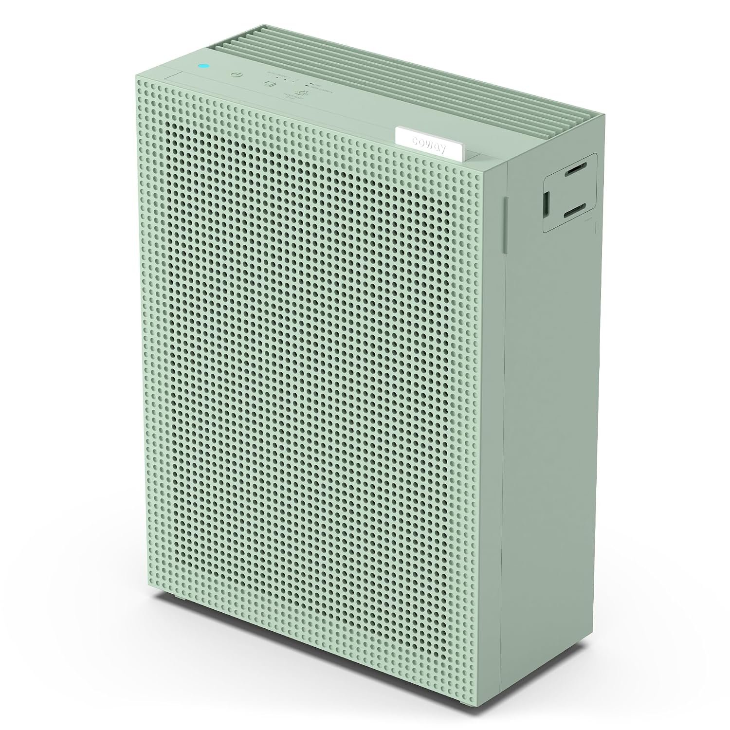 COWAY Air Purifier for Home Bedroom, ECARF Quiet Mark Certified, 20 dB Sleep Mode, easy pull-out washable pre-filter for less mess, for allergy, smoke, pollen, pet, air purifiers, Airmega 150, Green