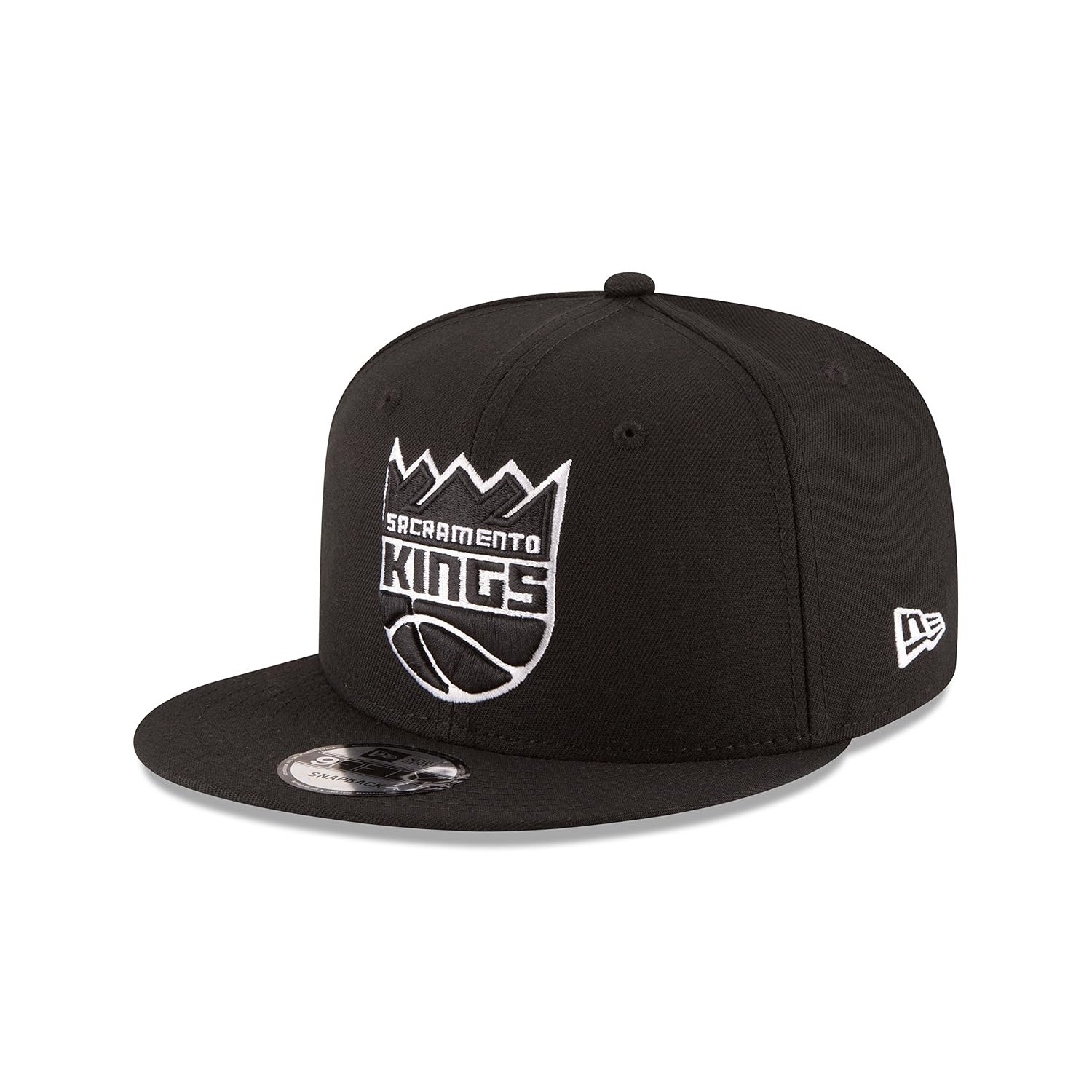New Era NBA Sacramento Kings Men's 9Fifty Snapback Cap, One Size, Black