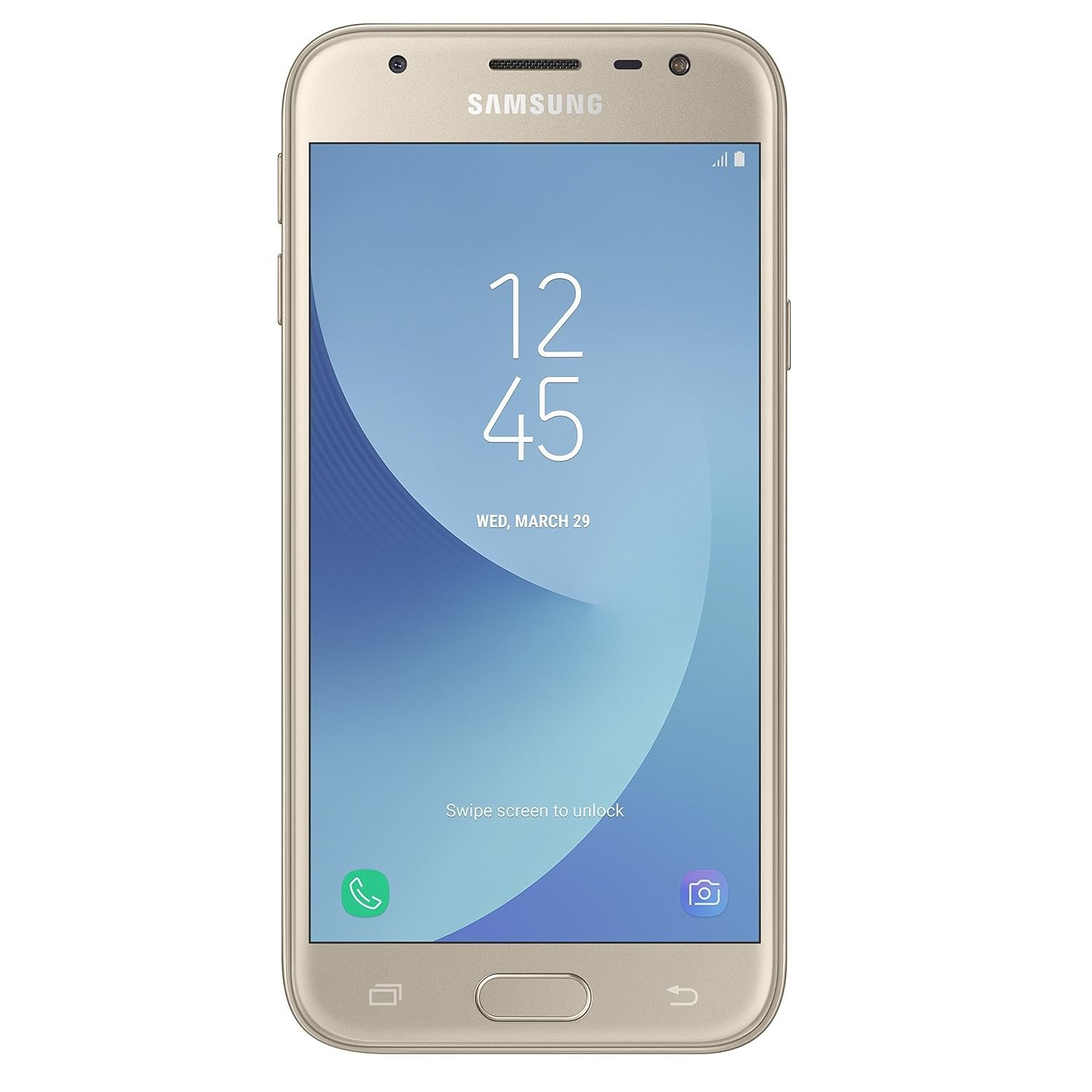 Samsung Galaxy J3 (2017) 16GB 5in 13MP SIM-Free Smartphone in Gold (Renewed)
