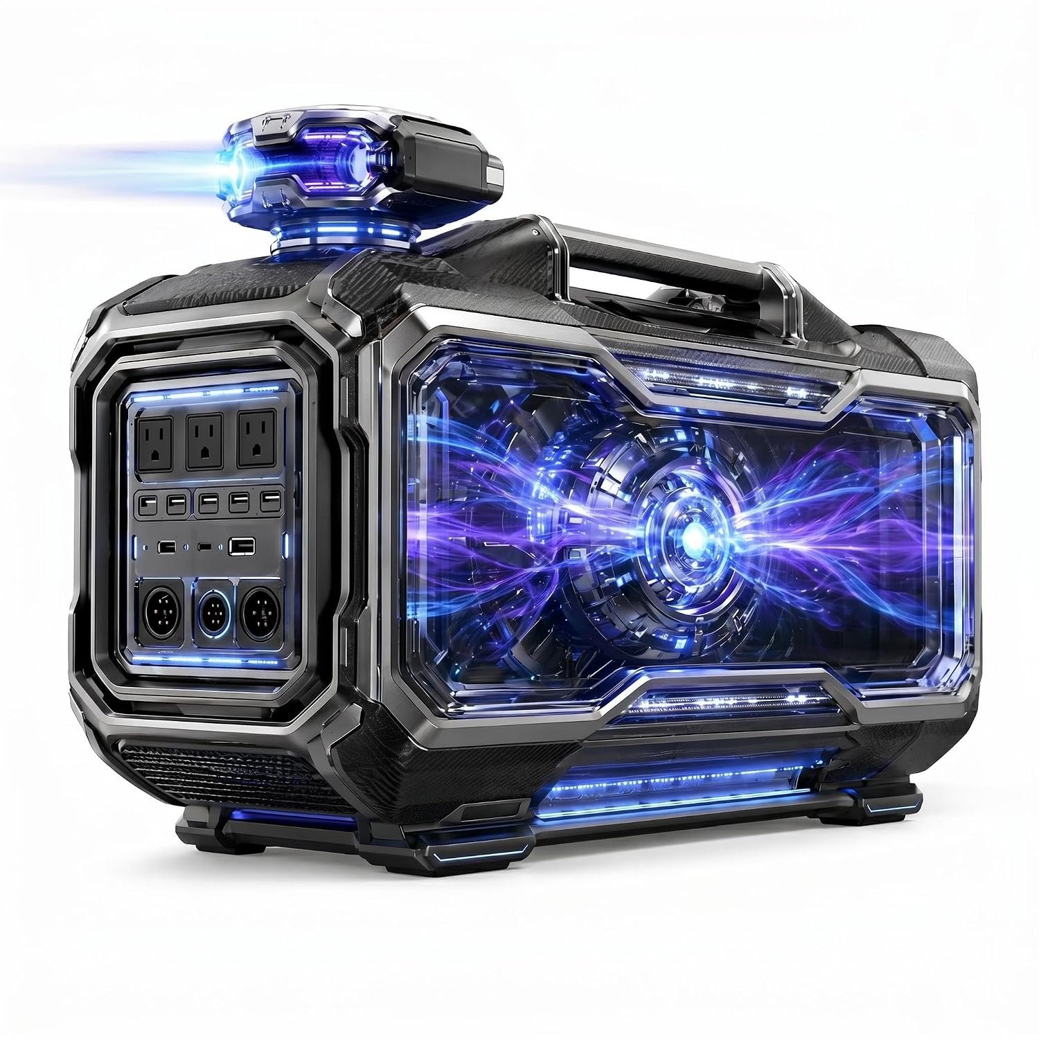 600000Wh Portable Power Station, 10000W Solid-State Generator