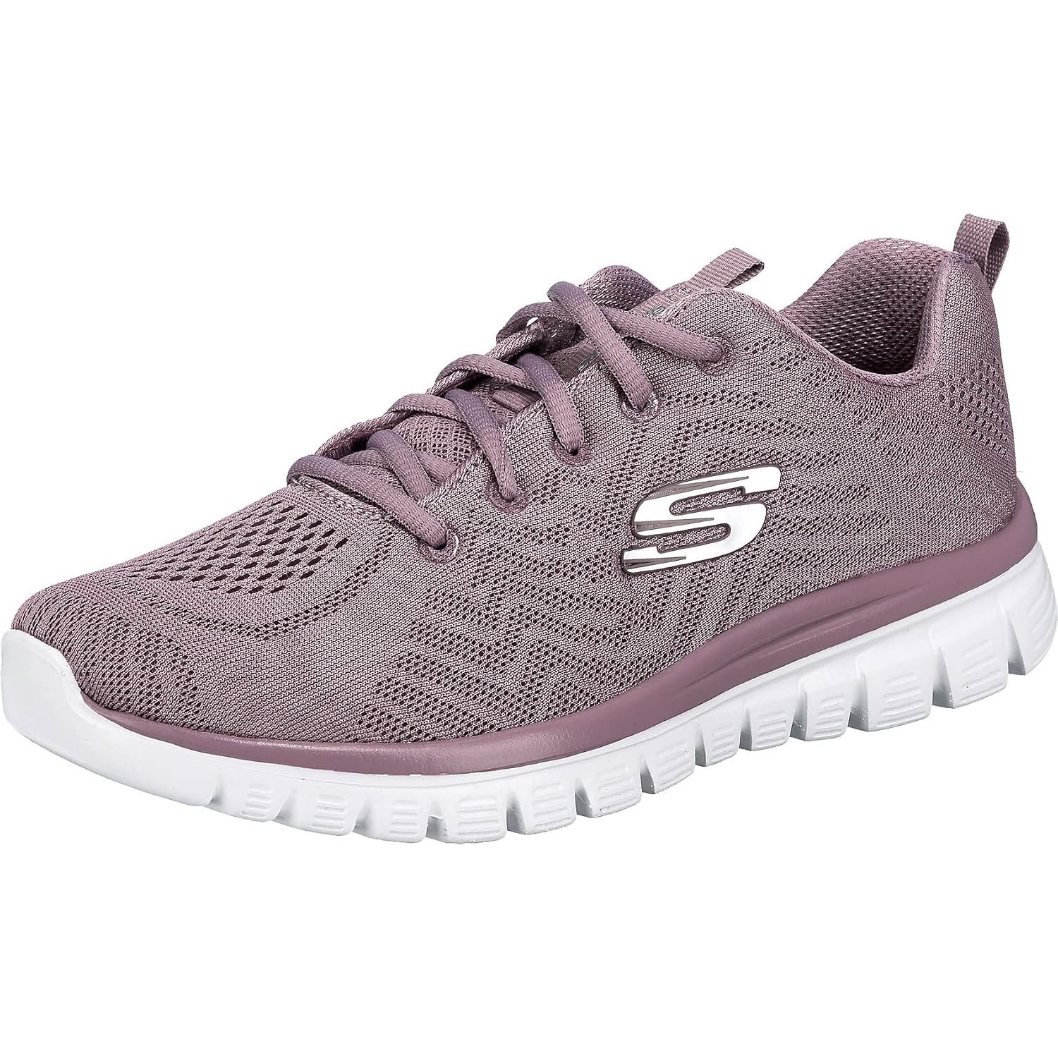 Skechers Women's Graceful Get Connected Sneaker, Lavender, 6 UK
