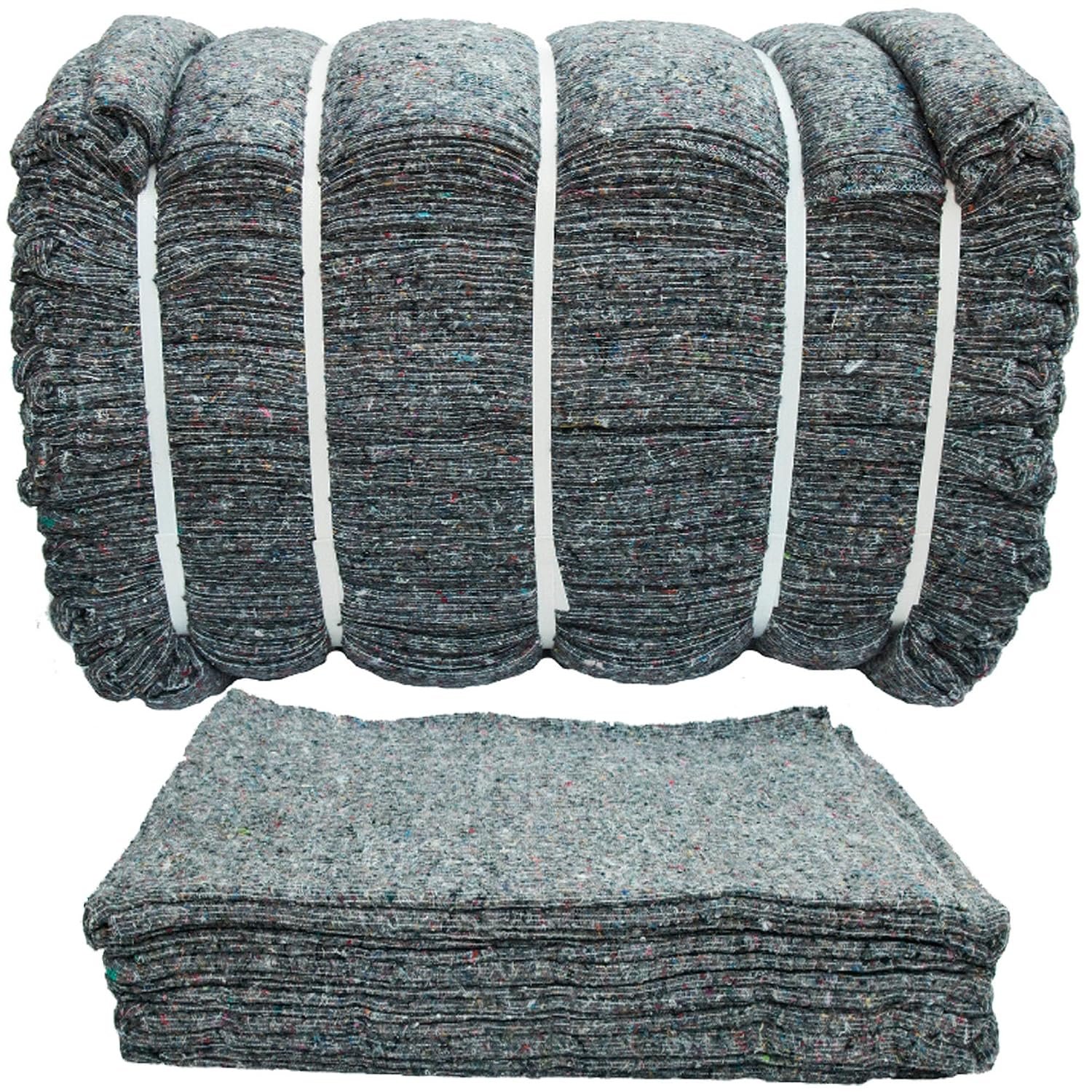 Removal Furniture Blankets Moving Van & Transit Fabric Blankets Large 200cm x 150cm (50 Blankets)