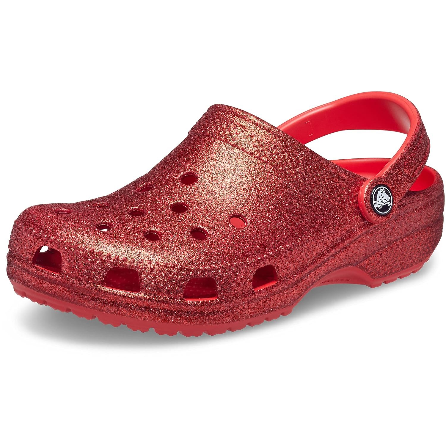 Crocs Classic Glitter Clog Flame Size 11 UK Men