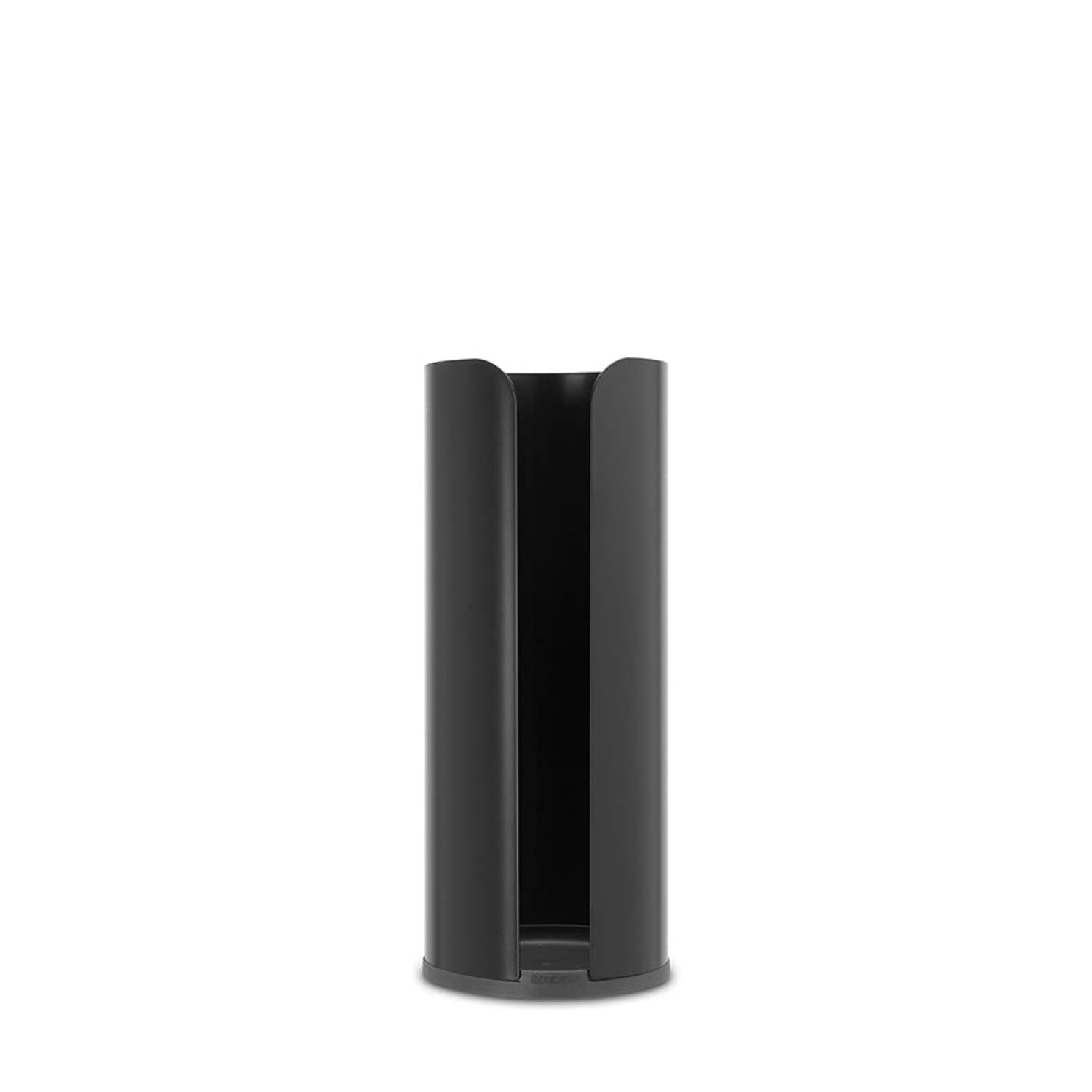 Brabantia 280504 ReNew Collection Toilet Roll Dispenser, Matt Black