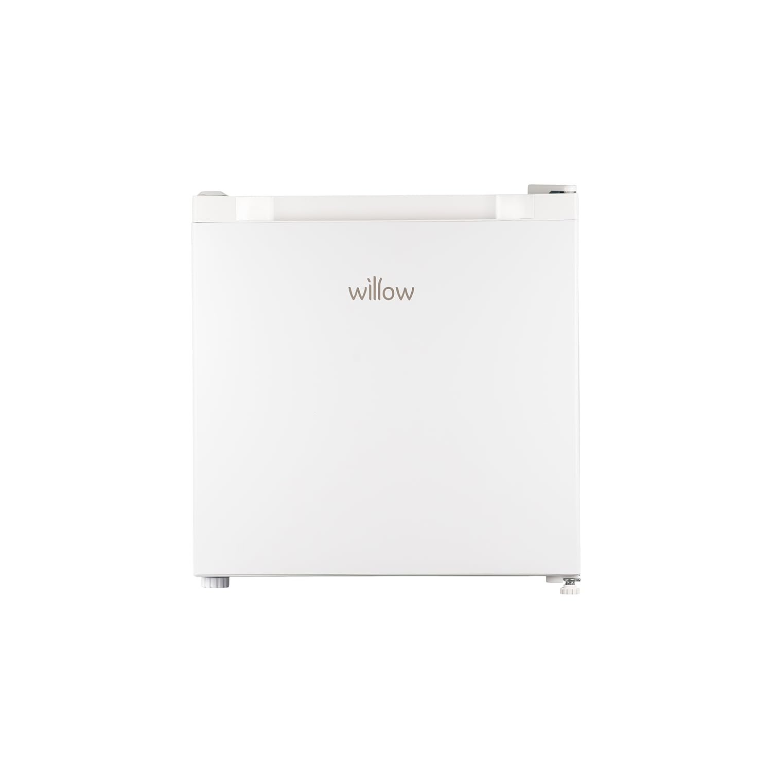 Willow WMF46W 46L Mini Tabletop Fridge with Adjustable Thermostat, Reversible Door - White