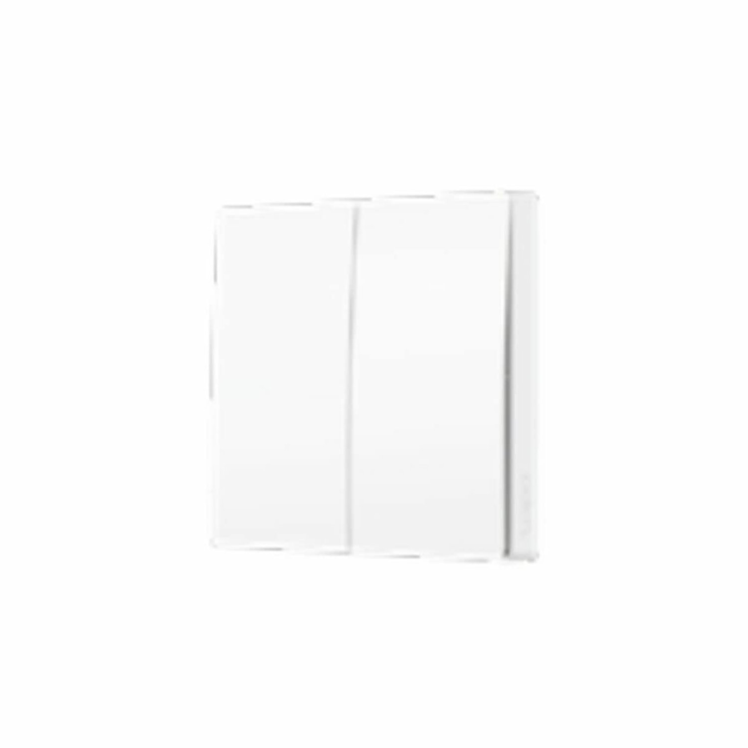 TP-Link Tapo S220 Smart Light Switch, 2-Gang 1-Way, Remote & Voice Control via Alexa or Google Assistant, Battery Operated, Black