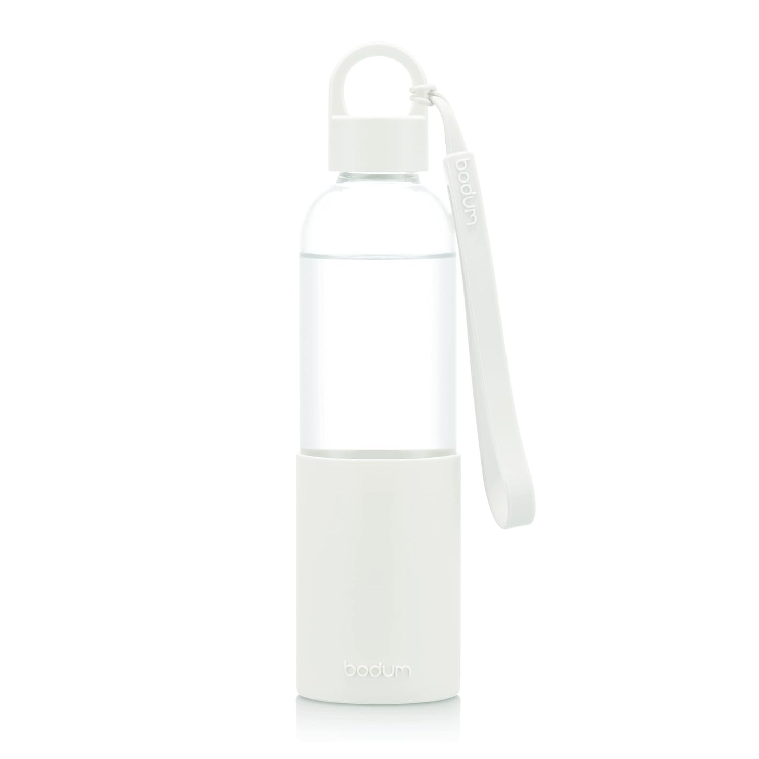 Bodum MELIOR 12053-913BTR Tritan Water Bottle, Silicone Sleeve, Screw Cap, 0.5 L