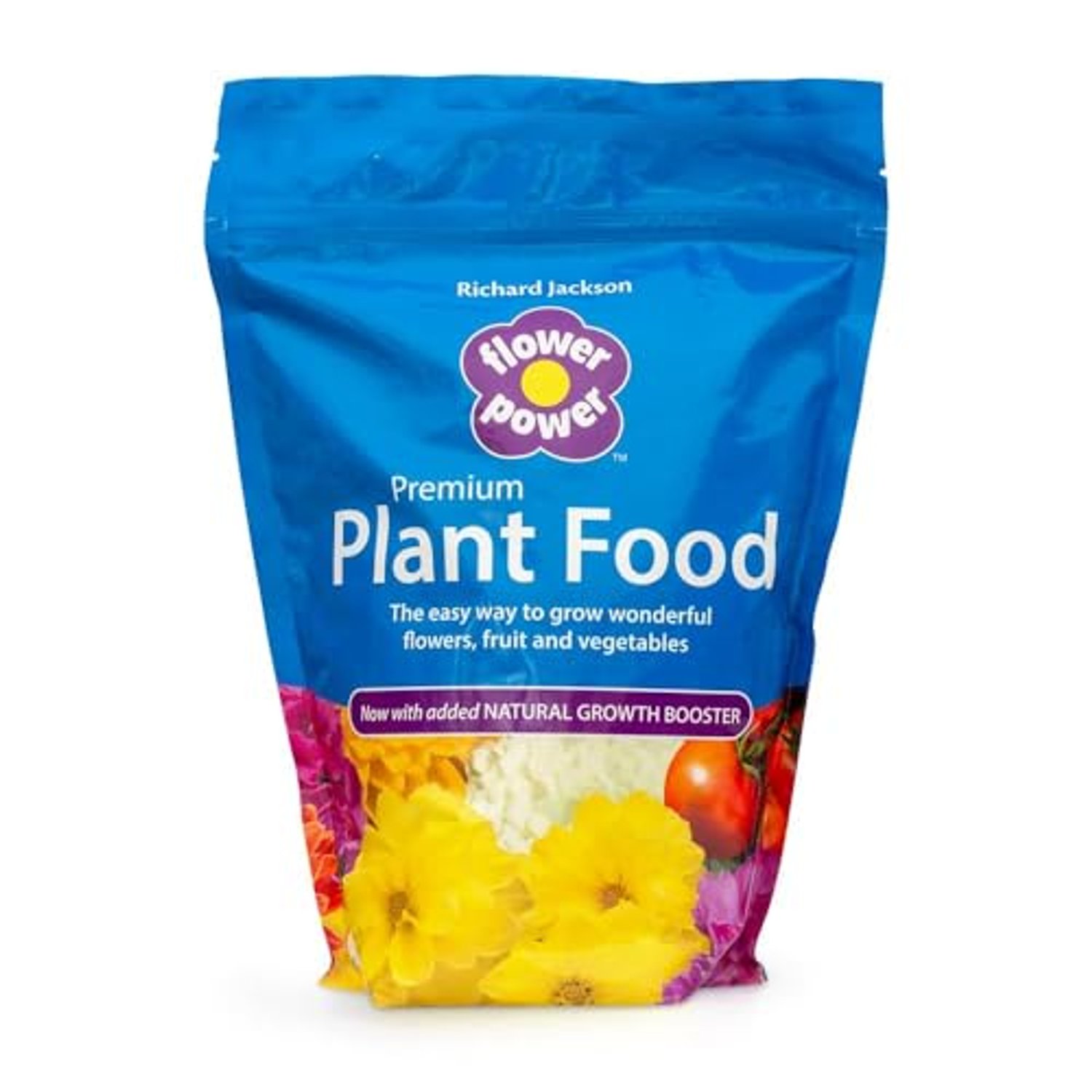 Richard Jackson Flower Power Premium Plant Food, with Bio-Active Technology, Concentrated Feed for All Plants, Fruits and Vegetables with Essential Nutrients (1.5kg)
