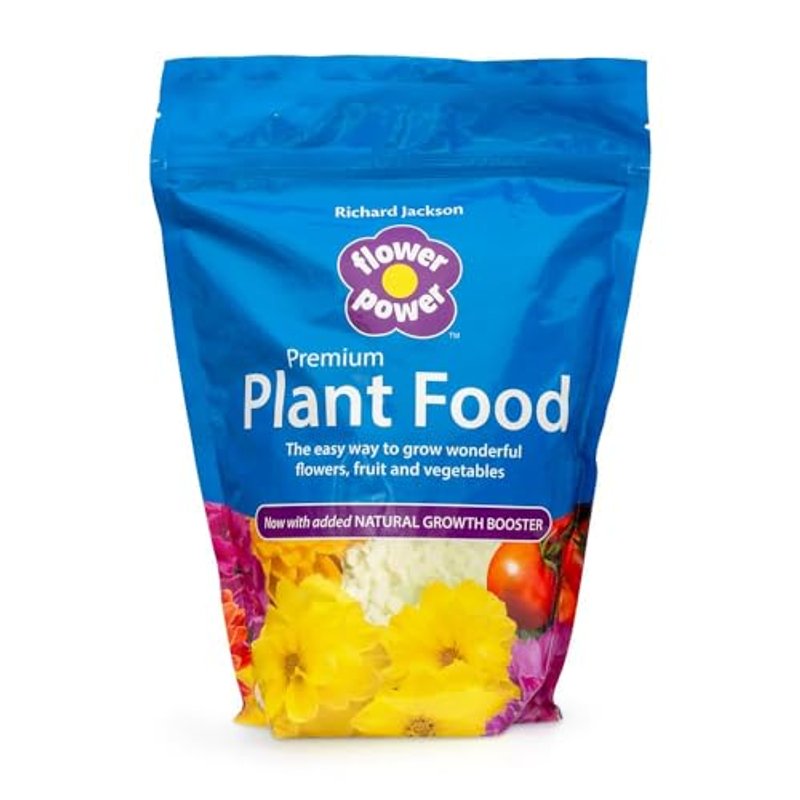 Richard Jackson Flower Power Premium Plant Food, with Bio-Active Technology, Concentrated Feed for All Plants, Fruits and Vegetables with Essential Nutrients (1.5kg)