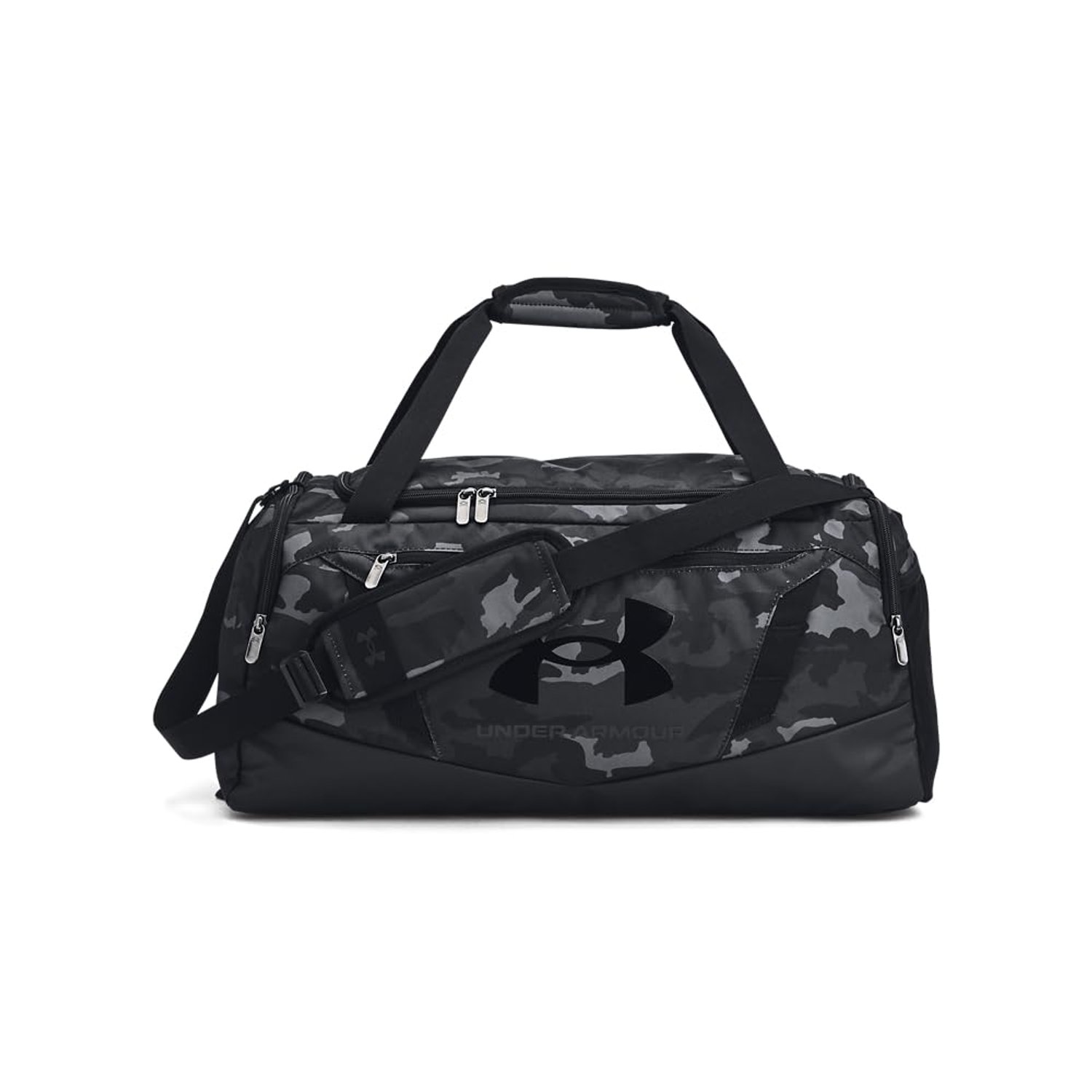 Under Armour Unisex Undeniable 5.0 Duffle Small, Water-Repellent Duffle Bag for Sports, Travel and Casual Use, Gym Bag with Pockets and Shoulder Strap,Black/Black/Black,SM