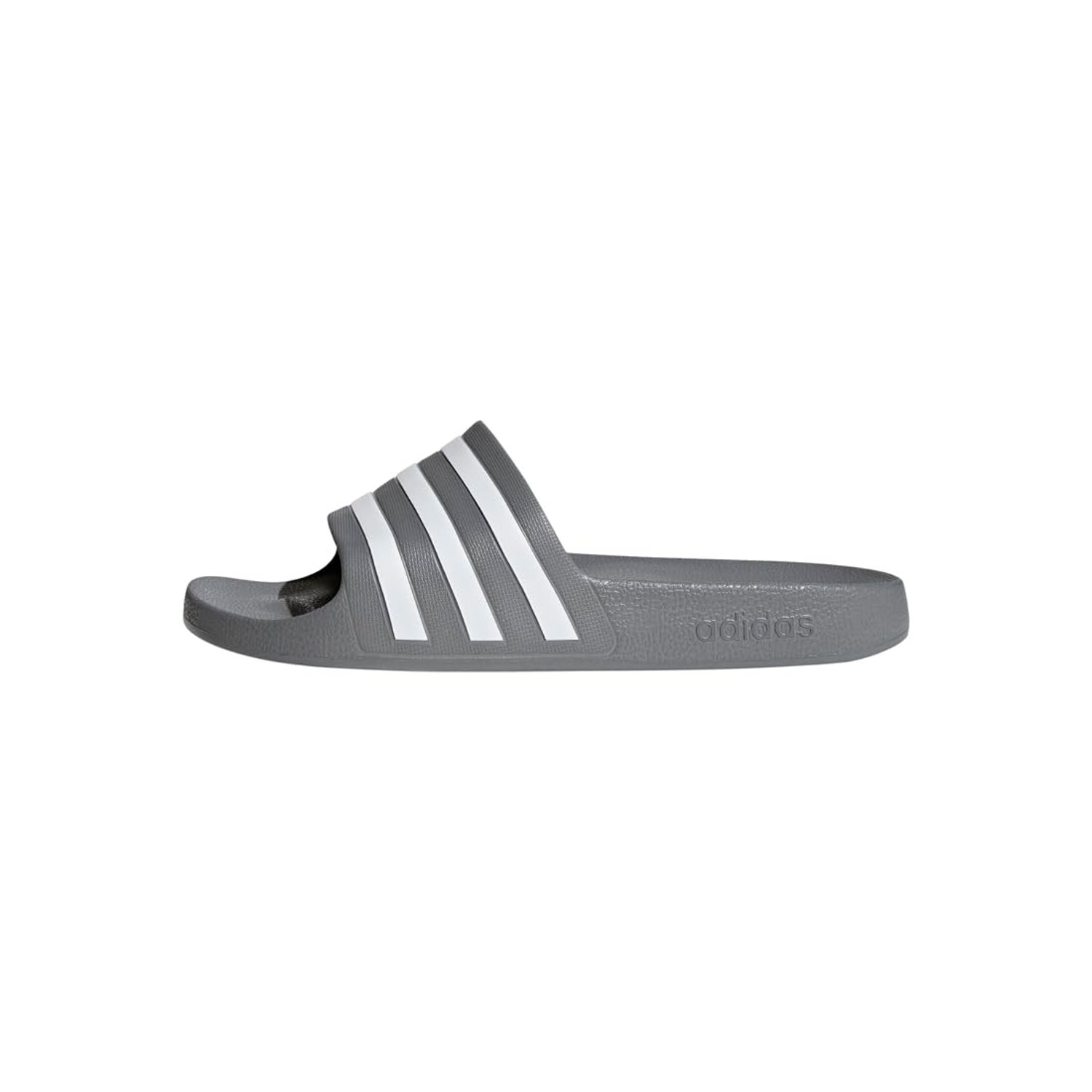 adidas Unisex Adilette Aqua Slides Shoes, Grey Three/Cloud White/Grey Three, 12 UK