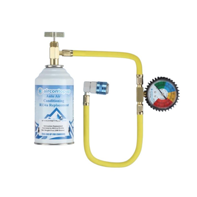 Car Aircon Air Con Conditioning Top up Topup Recharge Refill Regas DIY Gas Kit