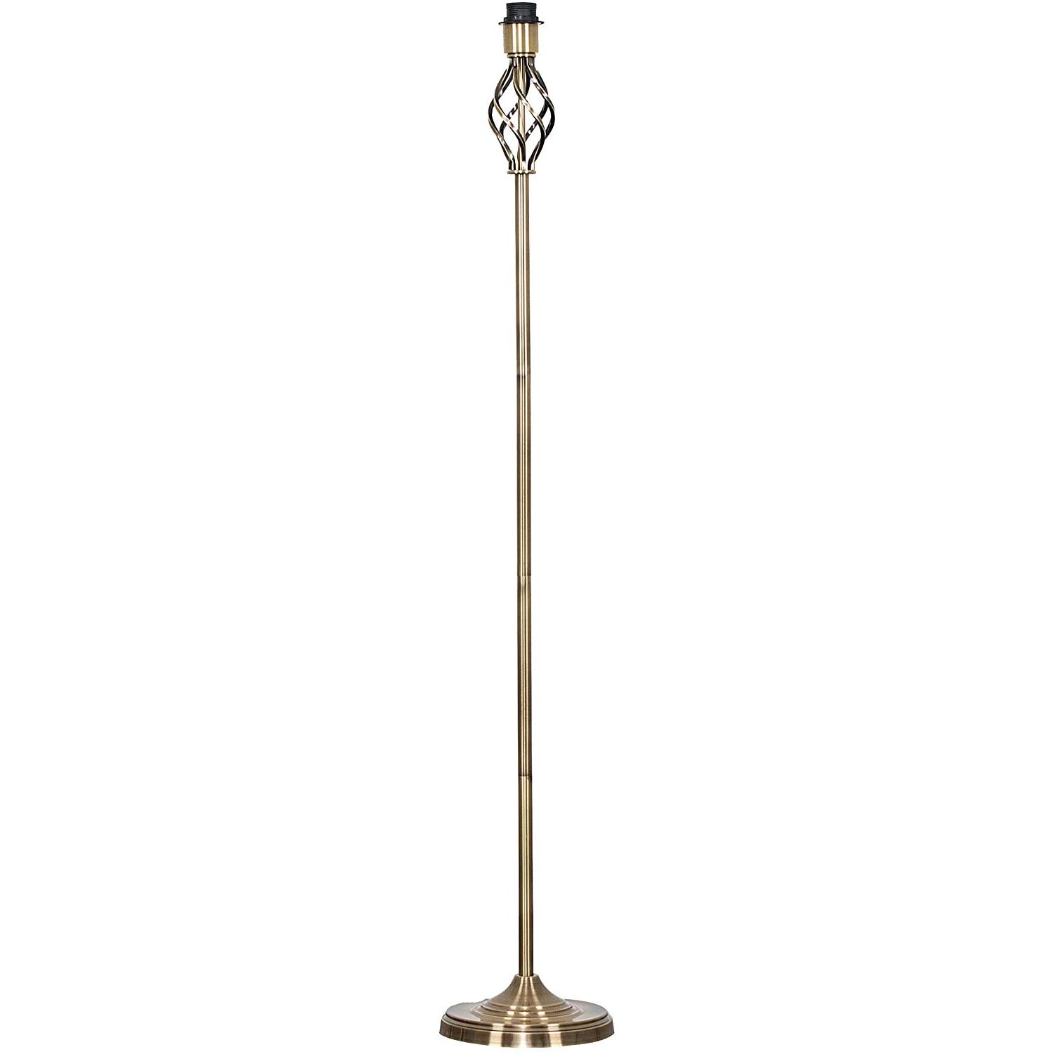 MiniSun | Antique Gold Barley Twist Floor Lamp Base | Floor Lamps & Torchieres, Home Décor & Improvement Essential