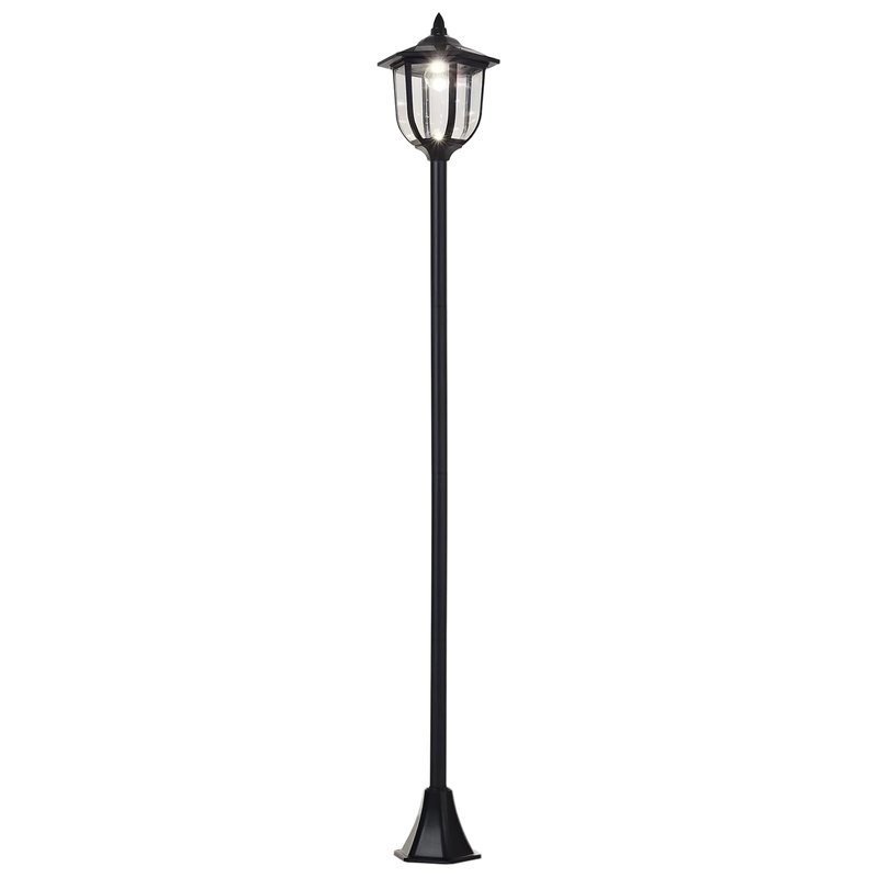 Outsunny Outdoor Garden Solar Post Lamp Sensor Light LED Lantern Bollard Pathway Torch Light 1.77m Tall