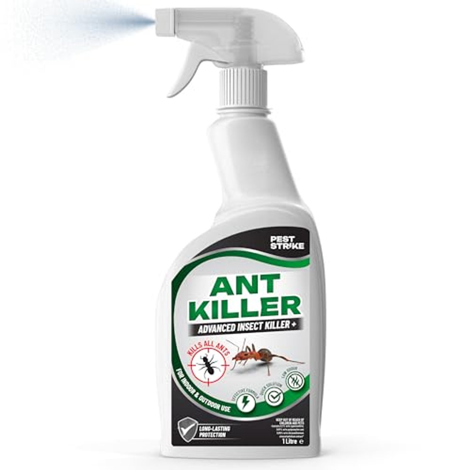 Ant Killer Spray – Indoor & Outdoor Use – Fast-Acting, Residue-Free, Pet & Child Safe Pest Control (1L)