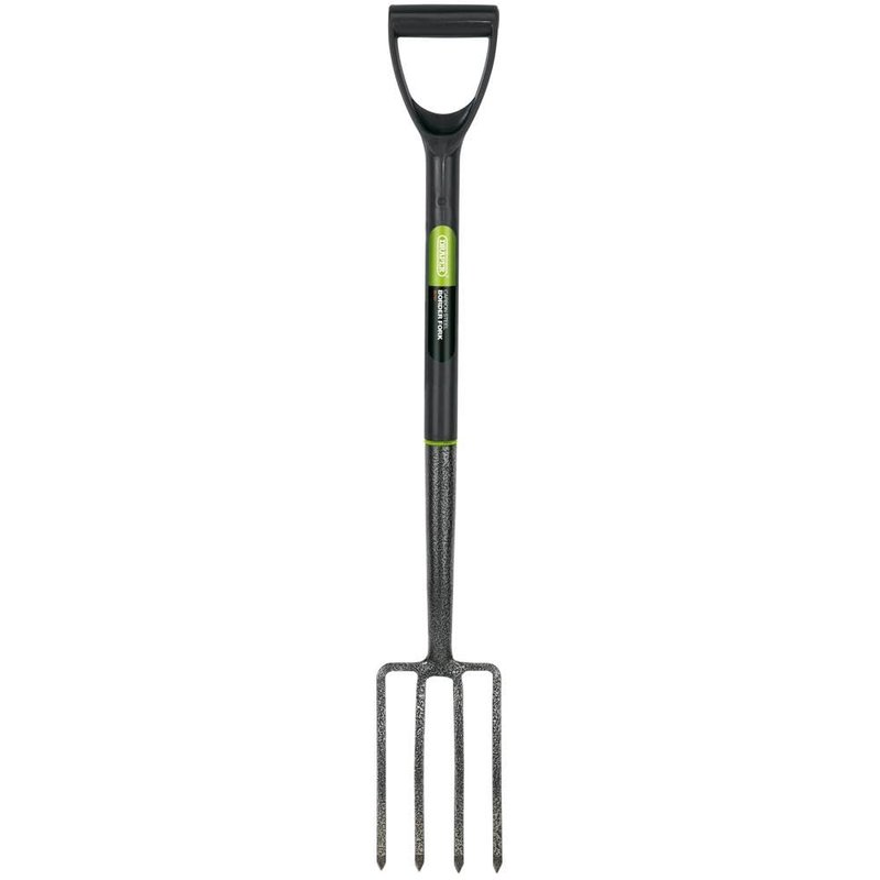 Draper Carbon Steel Garden Border Fork - 88791 - Lightweight Heavy Duty Gardening Tool