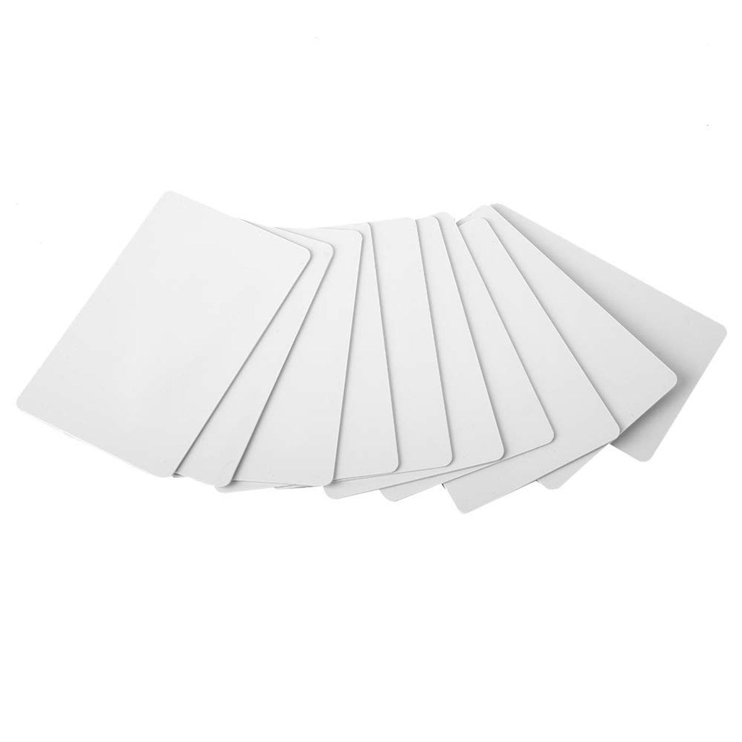 Premium White Blank Plastic PVC Cards, 100pcs/Set Contactless 125kHz Smart RFID Proximity ID Card Read-only Access Card EM4100