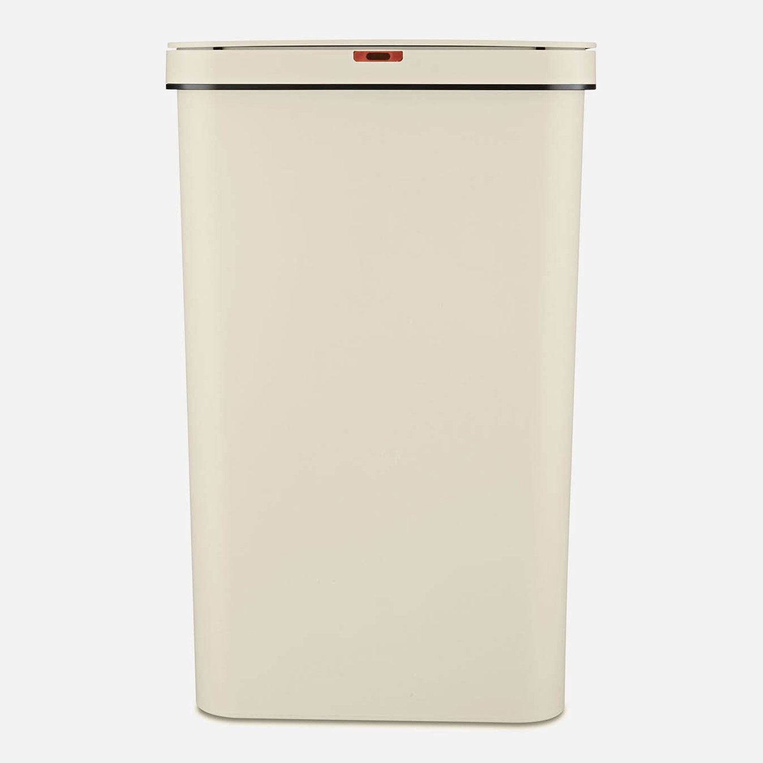 Tower Sensor Bin with Retainer Ring, Battery-Operated, 50L, Cream, T838005C