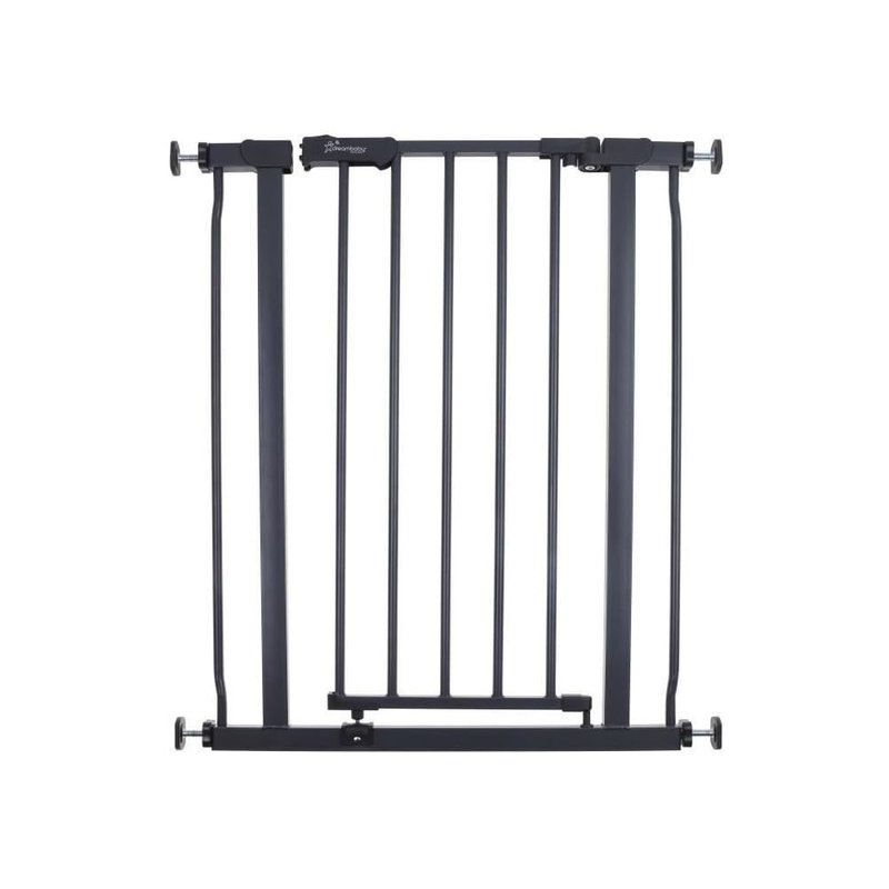 Dreambaby Ava Slimline Baby Safety Gate - Secure & Extendable Pressure Mounted Gate for Stairs and Dogs - 61-68cm Wide & 76cm Tall - Charcoal