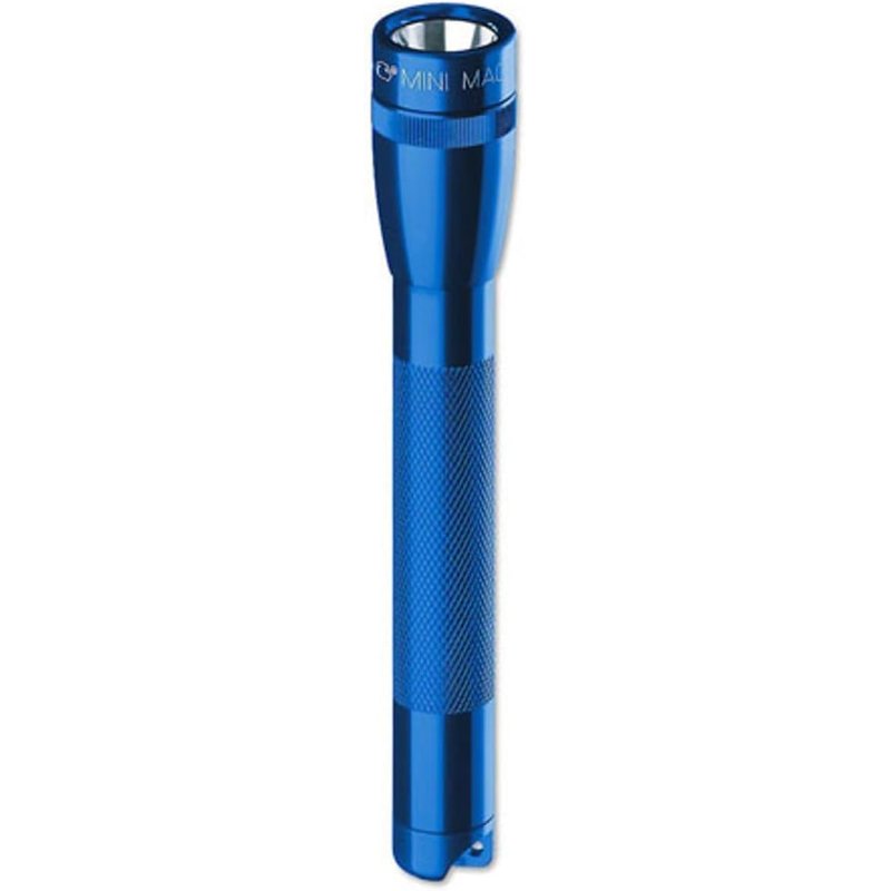 Maglite Mag-Lite Mini AA Torch 14.5cm M2A11H Blue Incl. 2Mignon Batteries and Nylon Pouch
