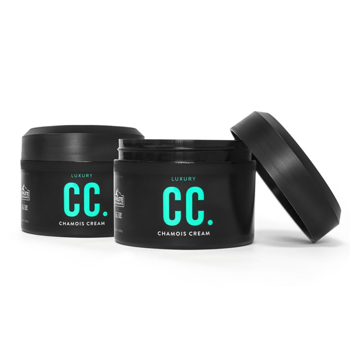 Muc-Off Luxury Chamois Cream for Athletes 250ml, 2 Pack - Antibacterial, Moisturizing Anti-Chafe Skin Cream – Wound Protection Cream for Cycling, Black