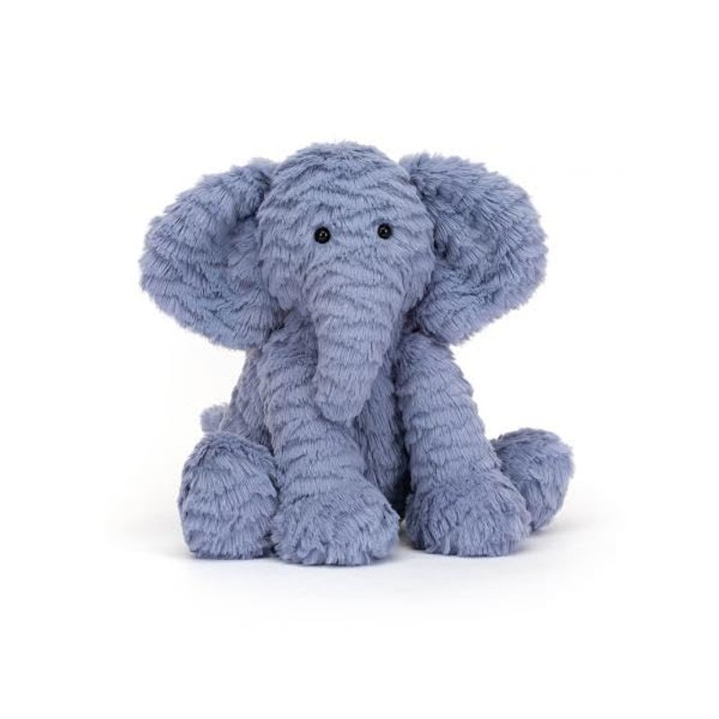 Jellycat Fuddlewuddle Elephant Medium - L: 8 cm x l: 13 cm x h: 23 cm