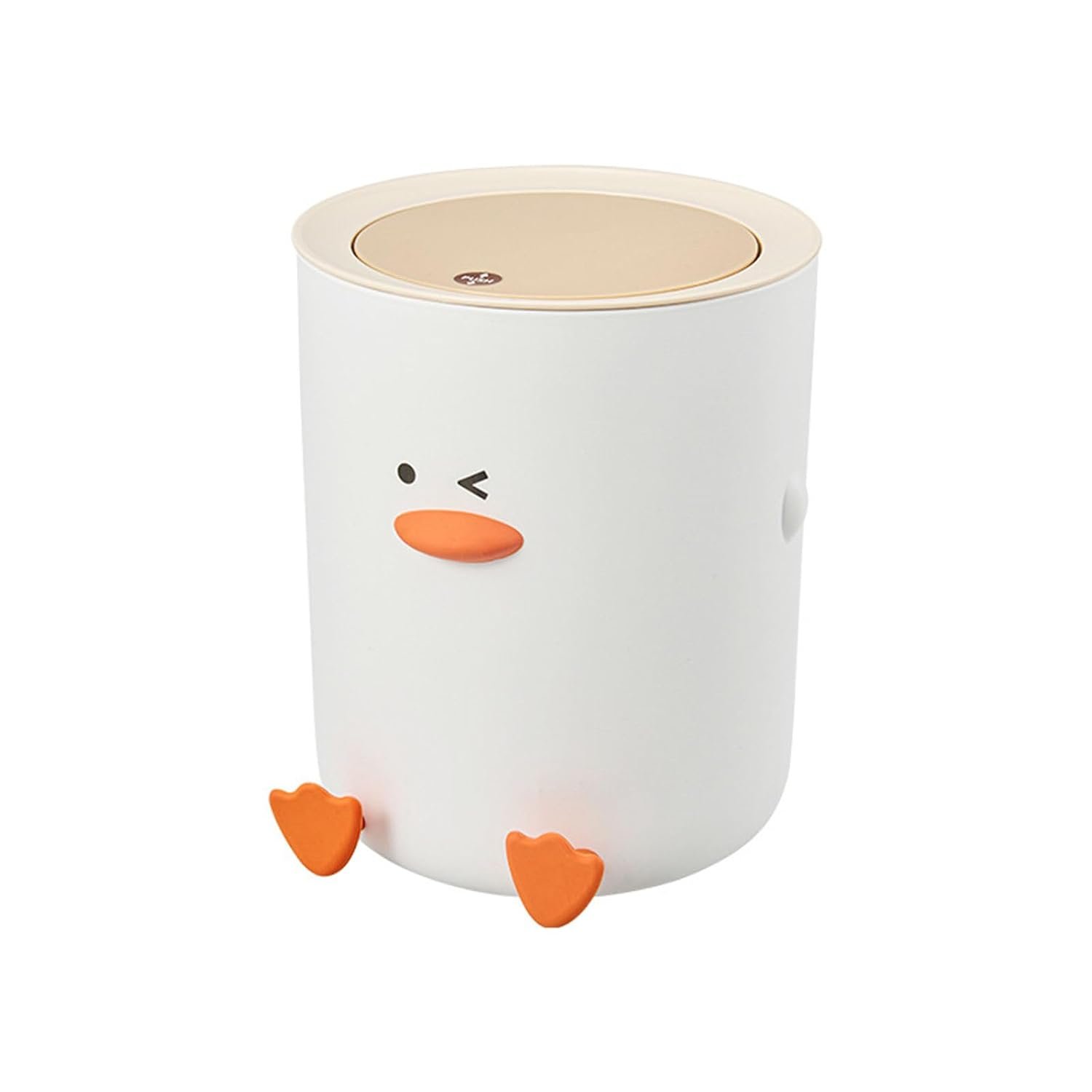 Creative Duck Theme Waste Bin Space Saving Home Decors For Small Kitchen Bathroom Use Trash Can Office Waste Basket Small