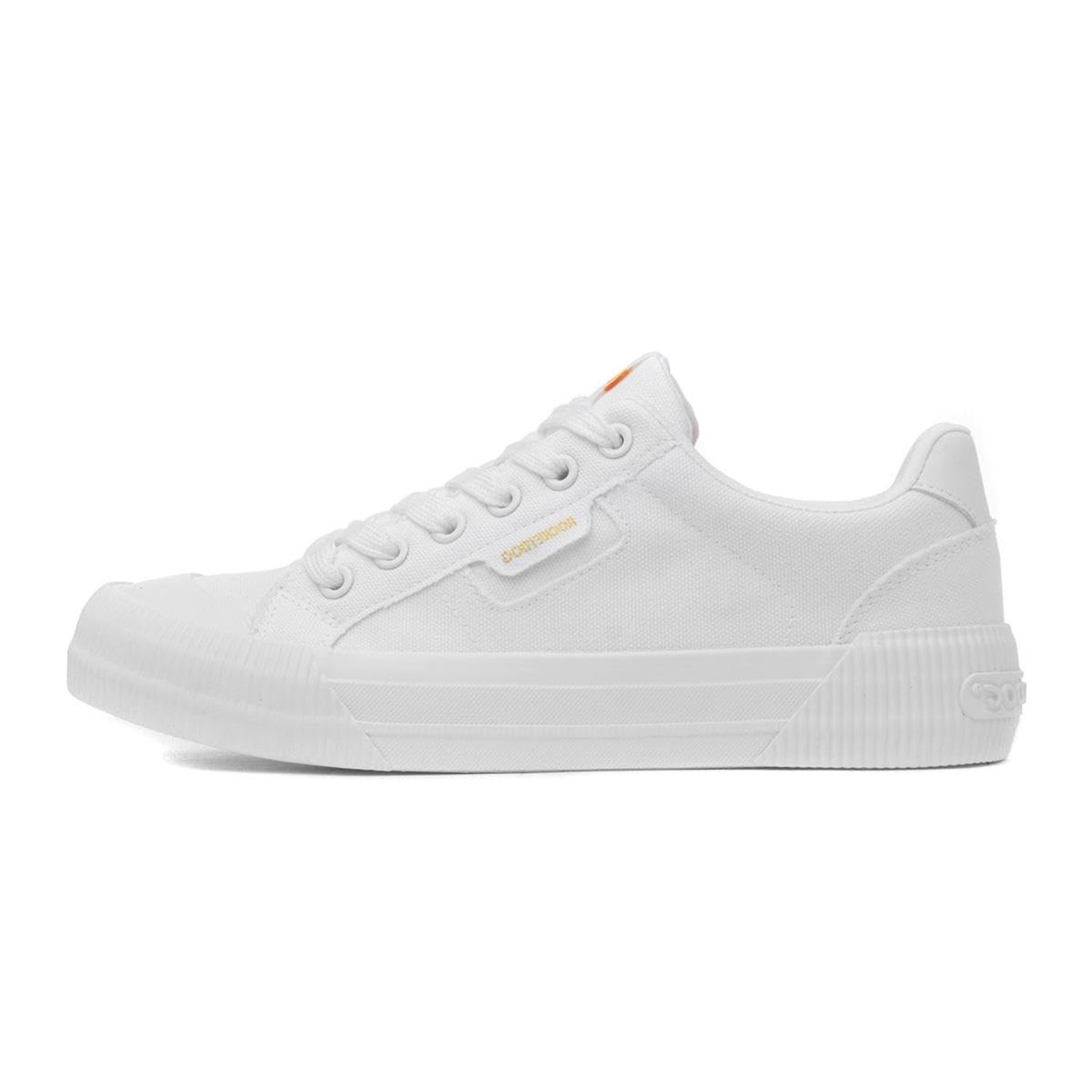 Rocket Dog Cheery Womens White Lace Up Canvas Shoe - Size 5 UK - White