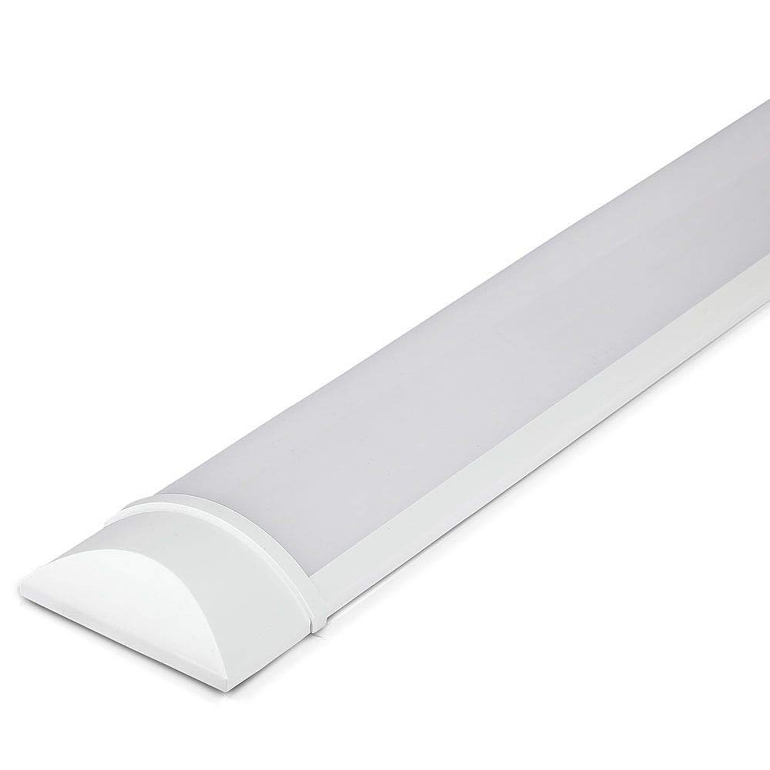 LEDBRITE 6ft 54W LED Batten Light | 4000K Natural White IP20 Ceiling Strip Light | 120lm/W Fluorescent Replacement for Garage Workshop Office Utility Room (6ft 180cm)