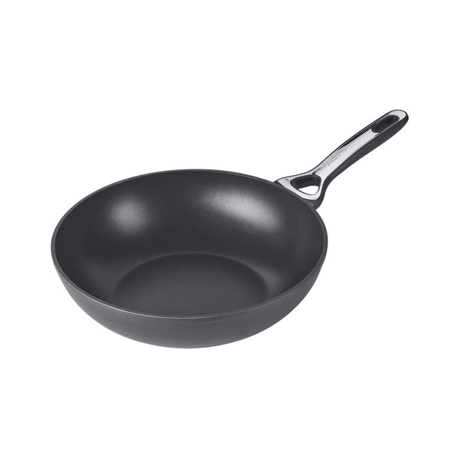 Pyrex RP28BW4 Origin + Wok, Aluminium, Black, 28cm