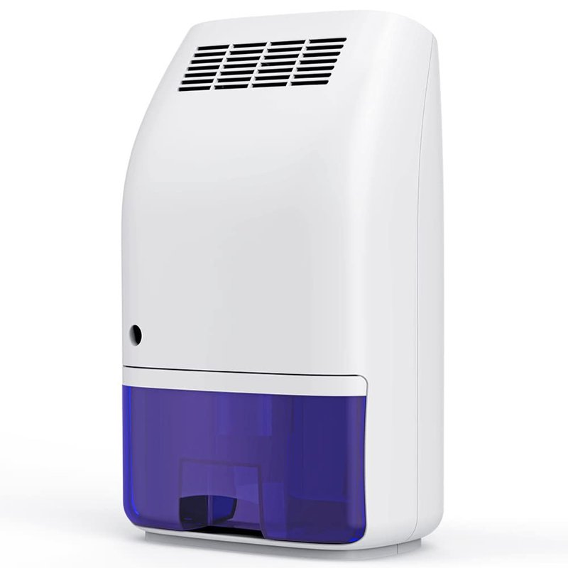 Dehumidifier is used in the family kitchen bedroom caravan office garage bathroom basement and the capacity of 700ml water tank is small portable air mold moisture