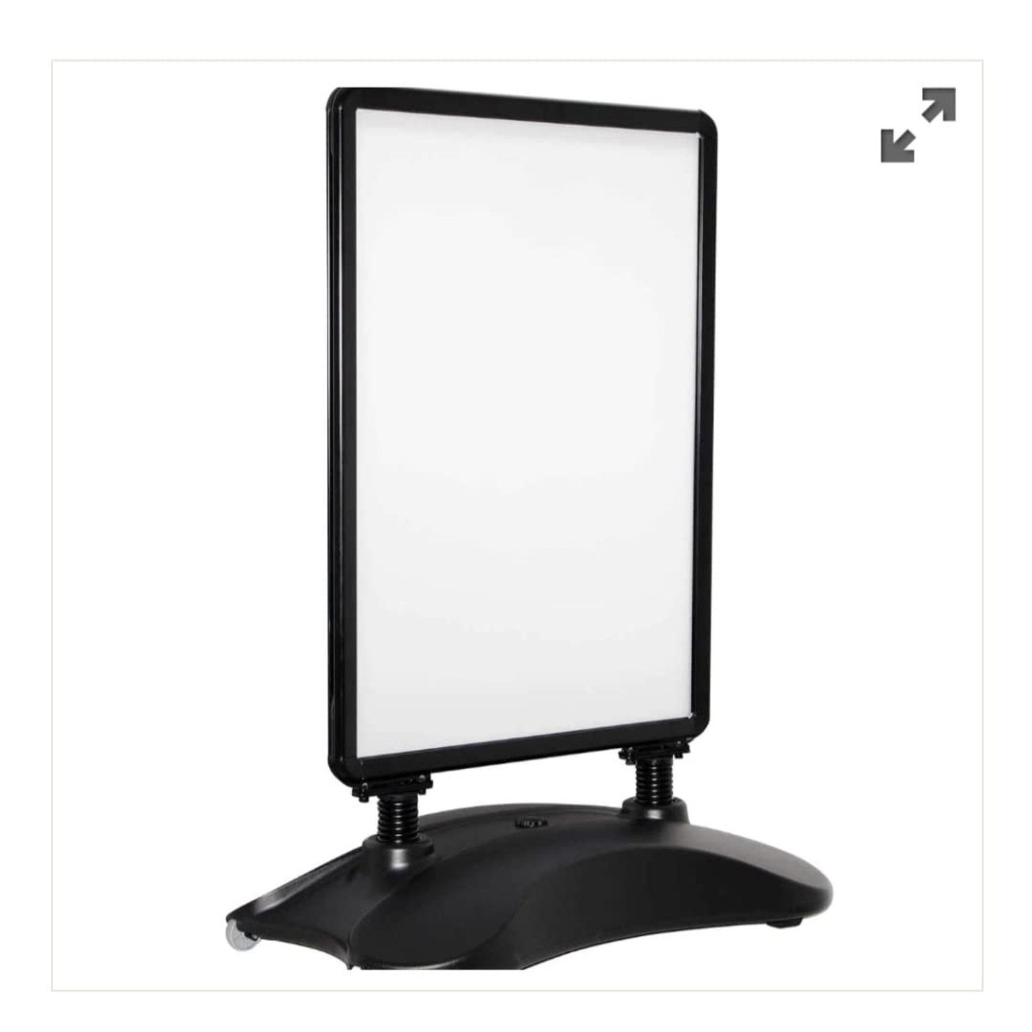 A1 Black Waterbase Pavement Forecourt Sign